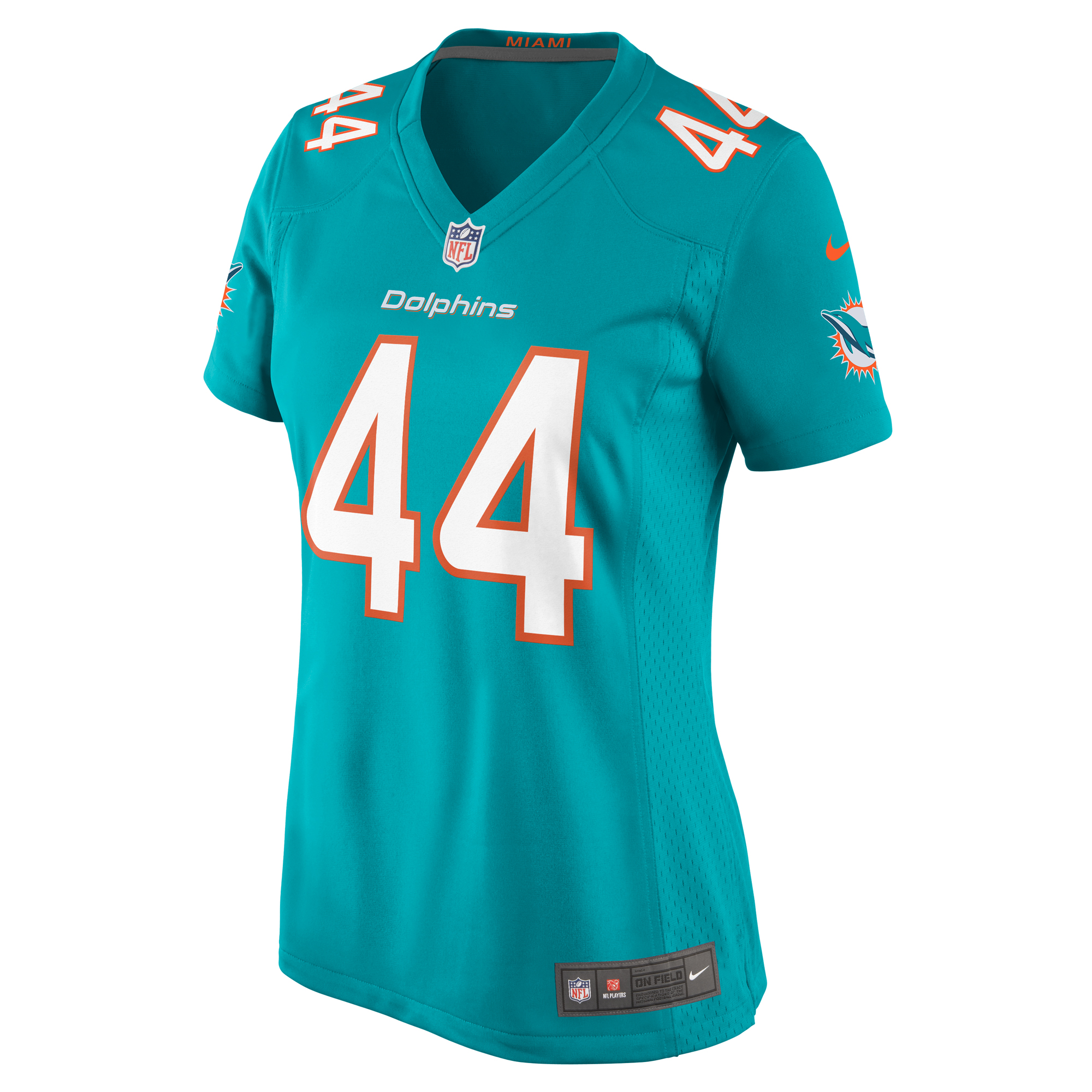 Women's Miami Dolphins Chop Robinson Aqua Game Jersey JS7382 nicesnker - Image 2