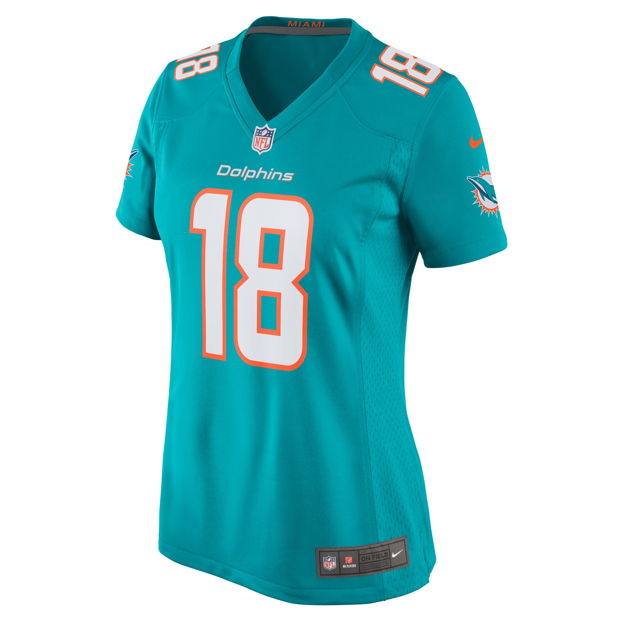 Women's Miami Dolphins Erik Ezukanma Aqua Game Player Jersey JS8943 nicesnker - Image 2