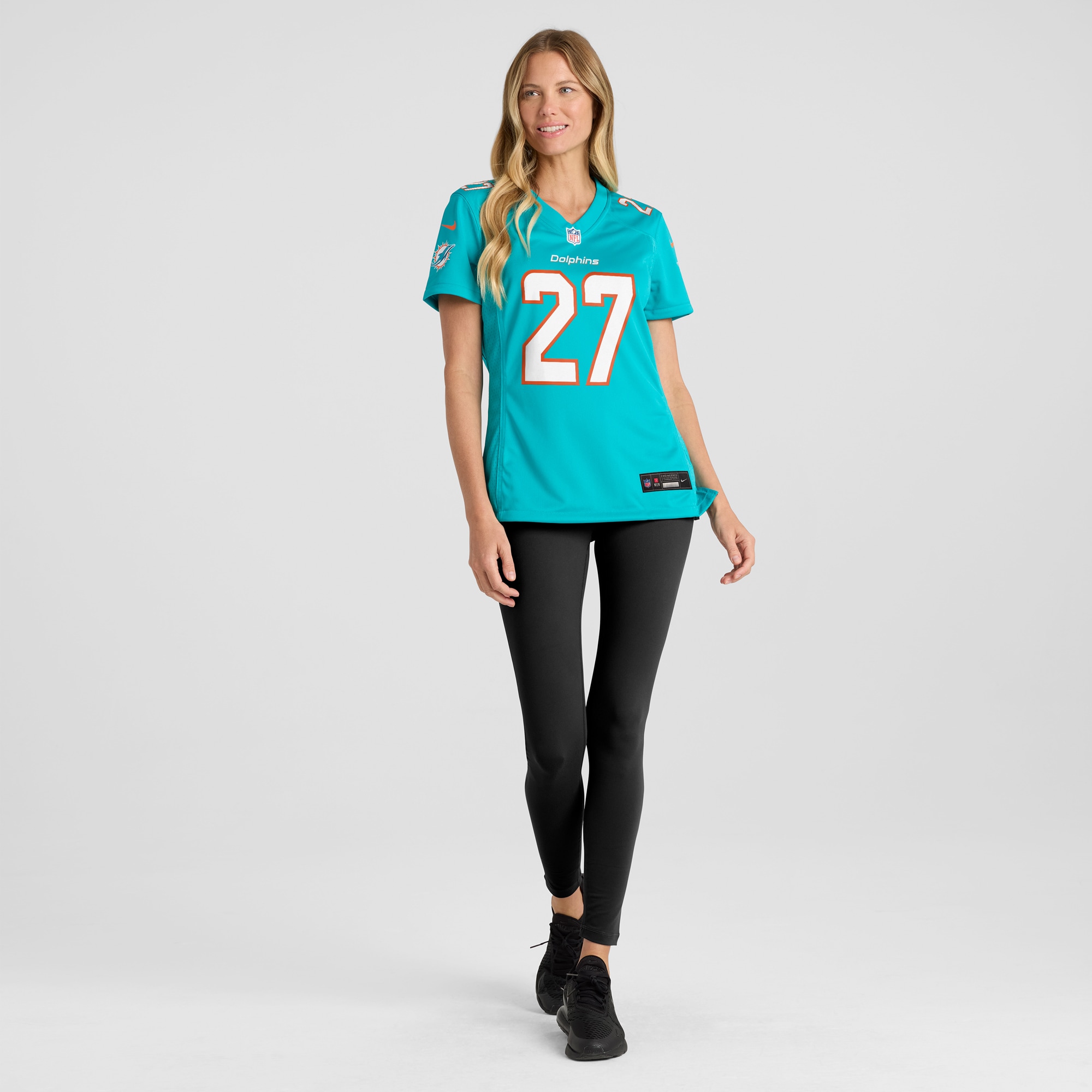 Women's Miami Dolphins Ethan Bonner Aqua Game Jersey JS3839 nicesnker - Image 4