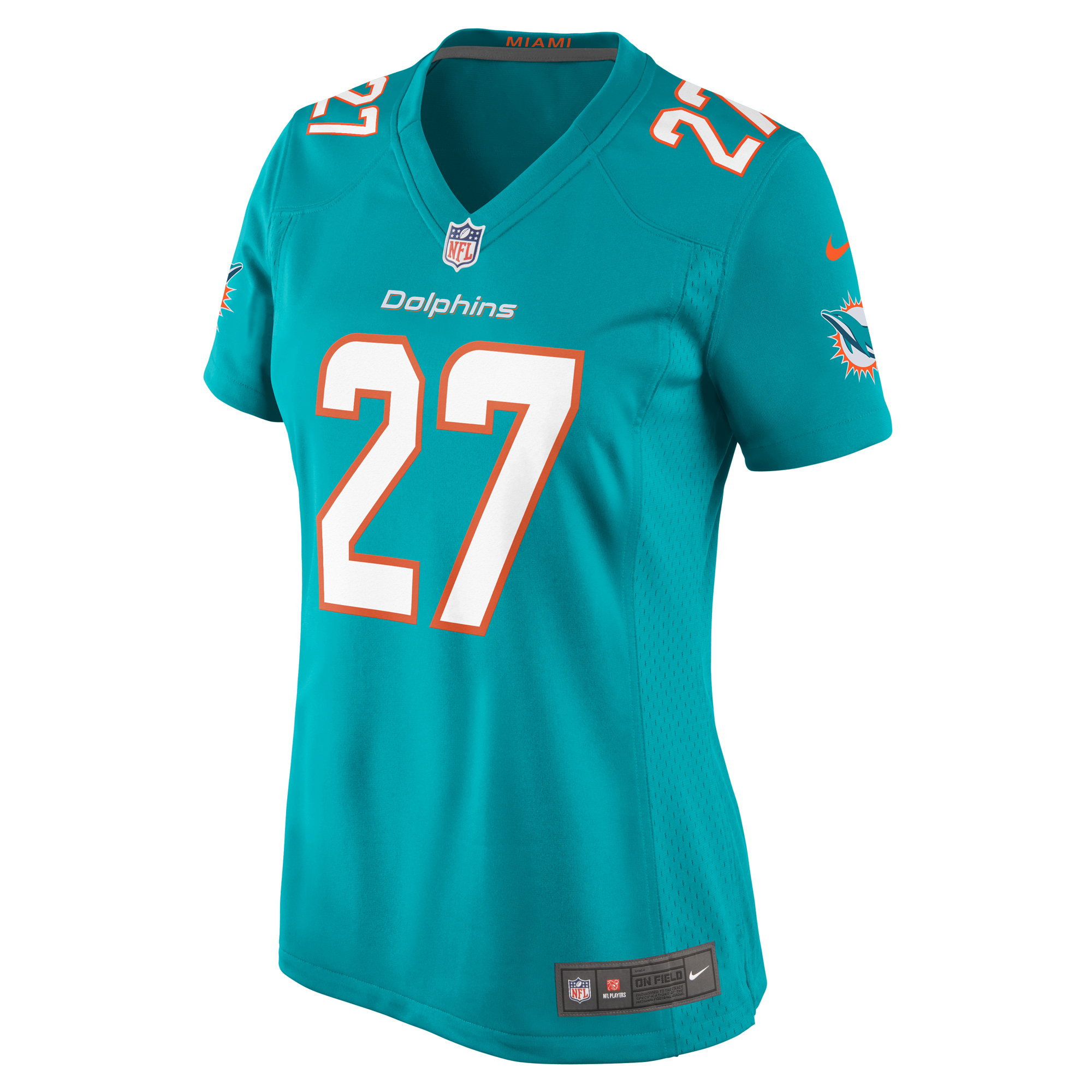 Women's Miami Dolphins Ethan Bonner Aqua Game Jersey JS3839 nicesnker - Image 2