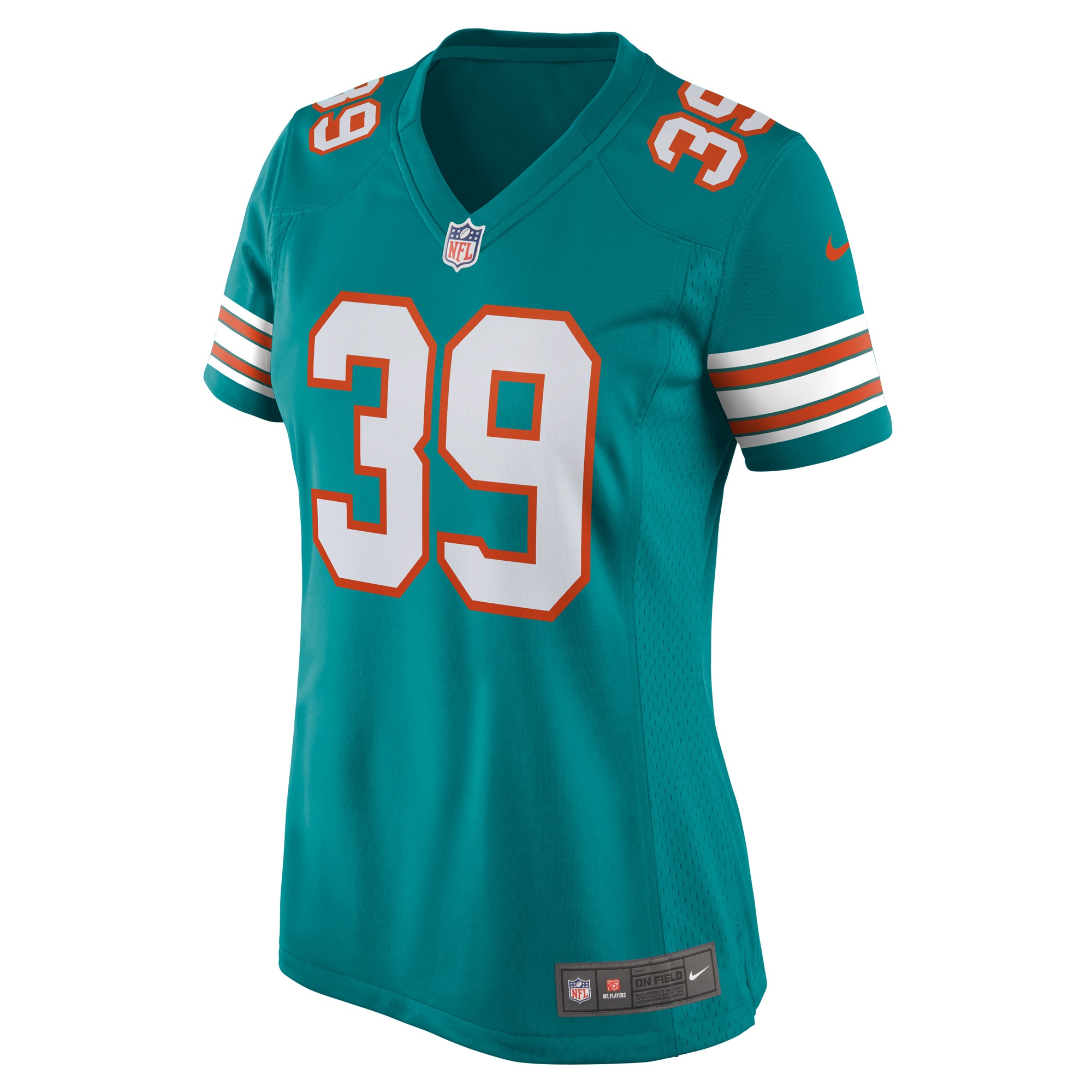Women's Miami Dolphins Larry Csonka Aqua Retired Player Jersey JS1517 nicesnker - Image 2