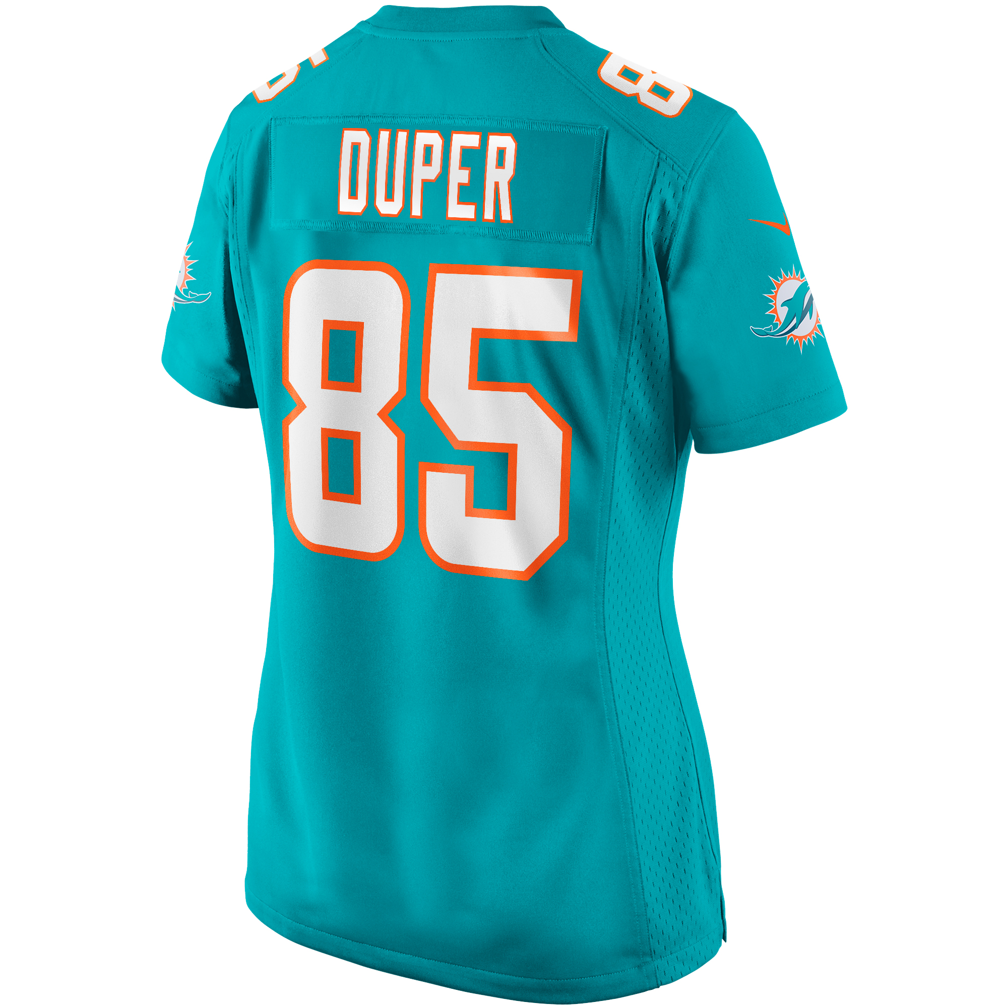 Women's Miami Dolphins Mark Duper Aqua Game Retired Player Jersey JS5653 nicesnker - Image 3
