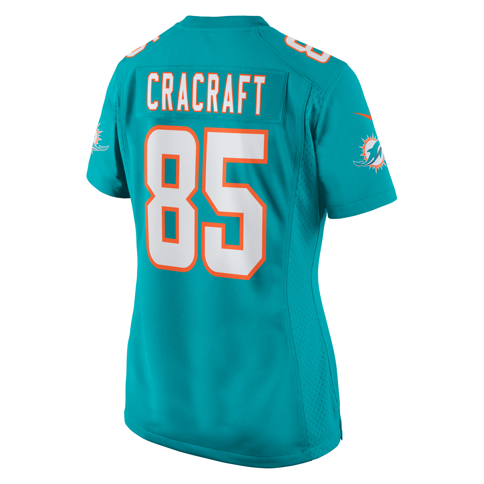 Women's Miami Dolphins River Cracraft Aqua Game Player Jersey JS9556 nicesnker - Image 3