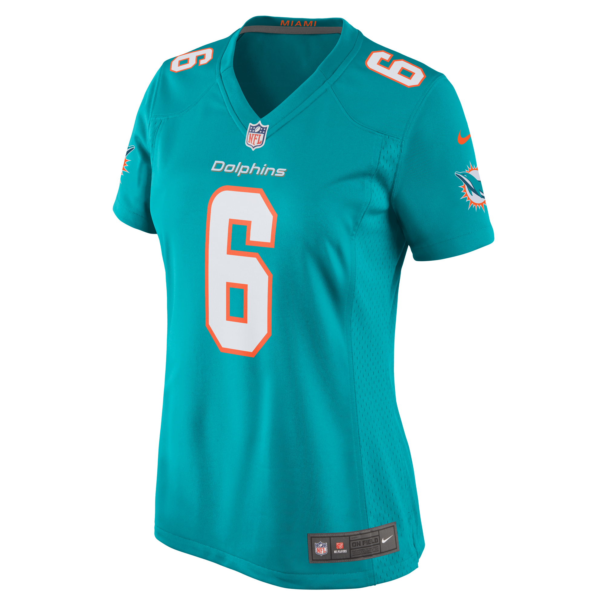Women's Miami Dolphins Skylar Thompson Aqua Team Game Jersey JS9838 nicesnker - Image 2