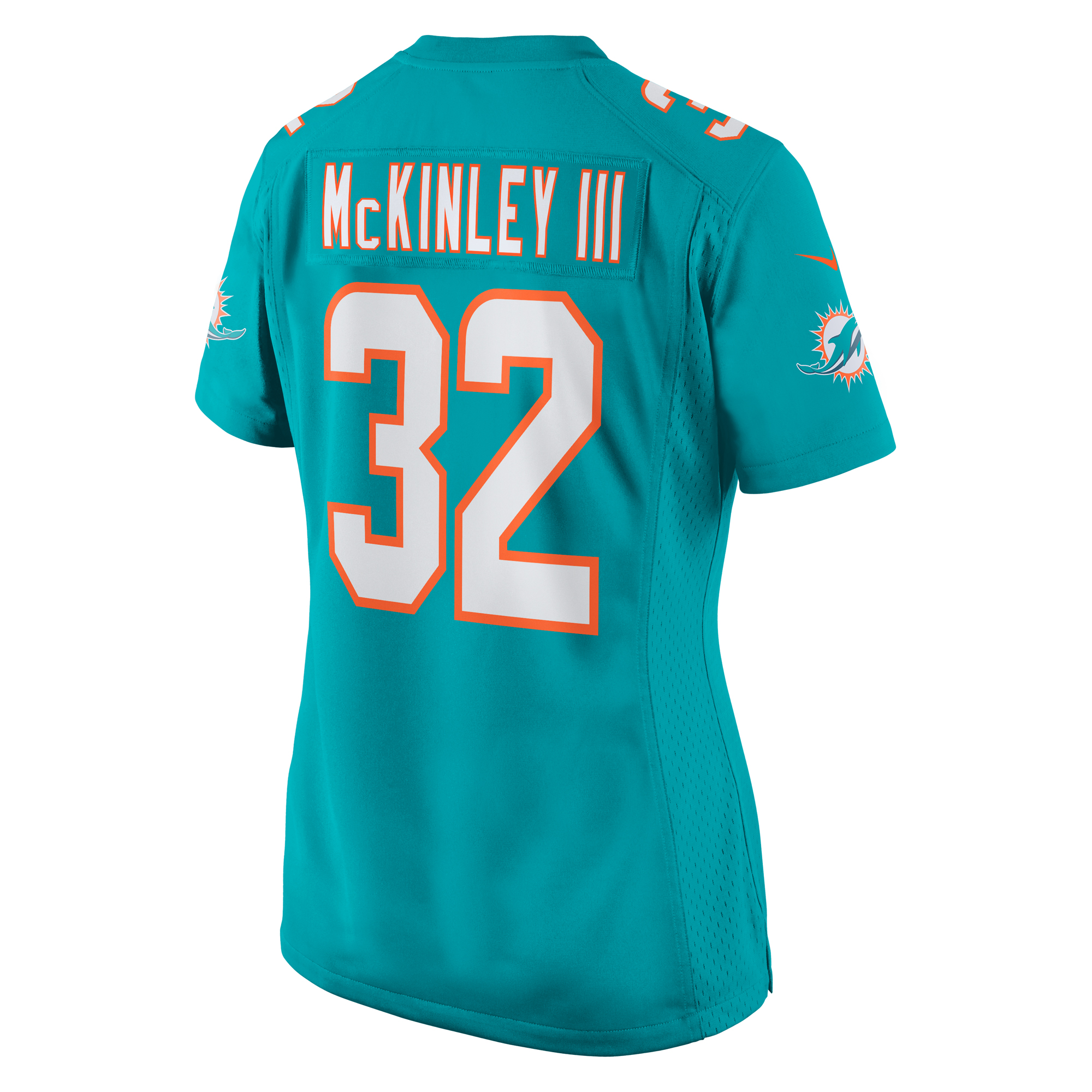 Women's Miami Dolphins Verone McKinley III Aqua Game Player Jersey JS1849 nicesnker - Image 3