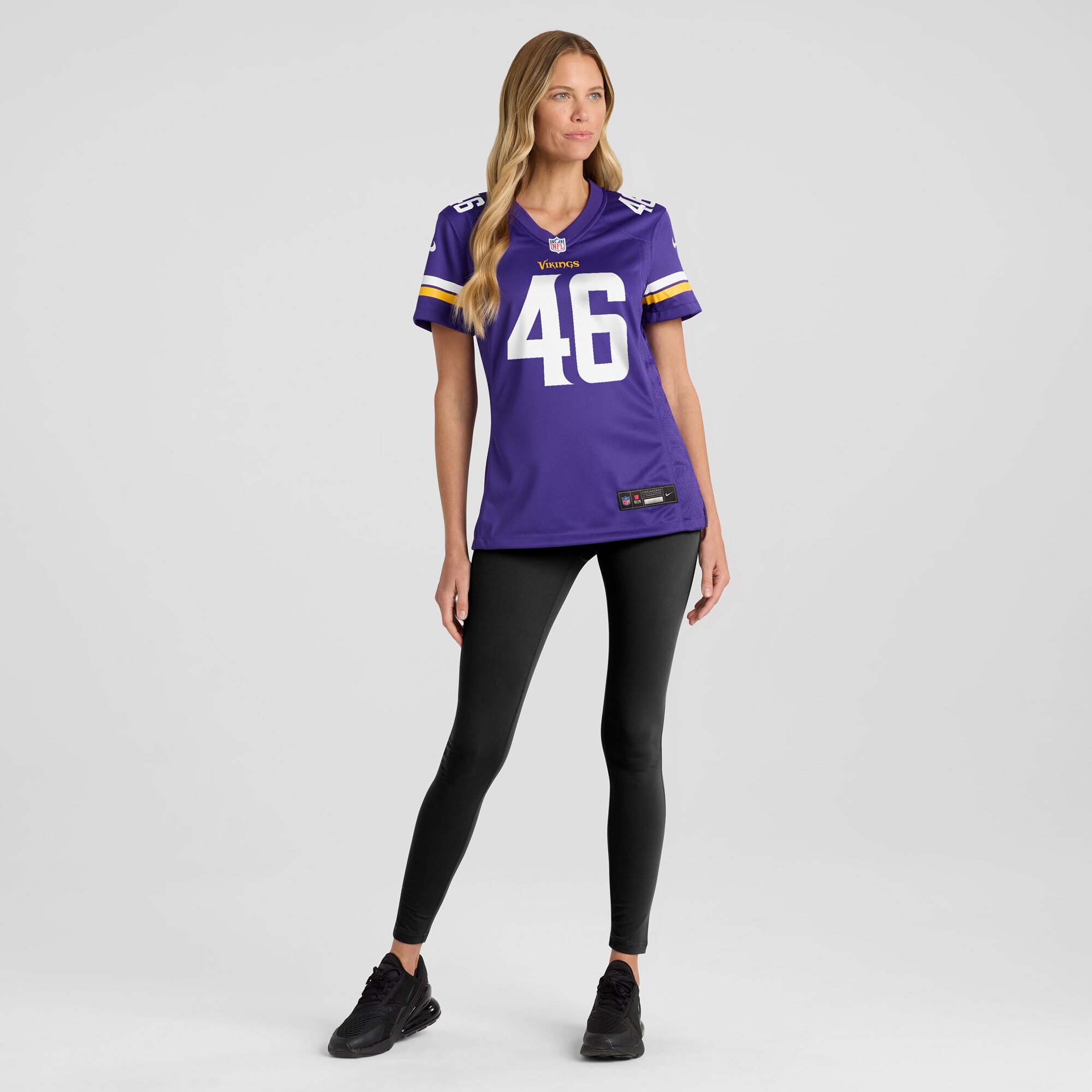 Women's Minnesota Vikings Aaron Dykes Purple Team Game Jersey JS3315 nicesnker - Image 4
