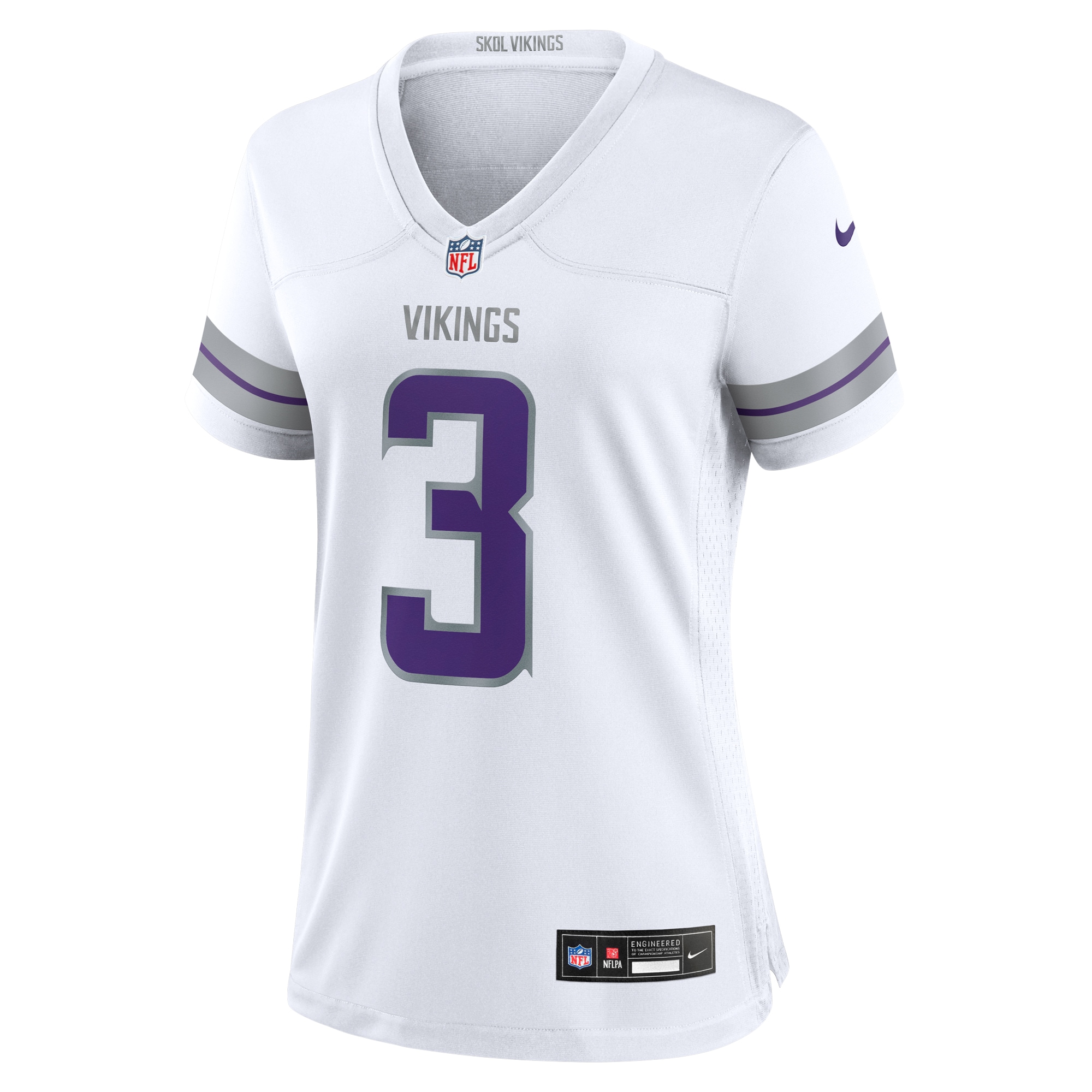 Women's Minnesota Vikings Addison White Alternate Game Player Jersey JS2816 nicesnker - Image 2