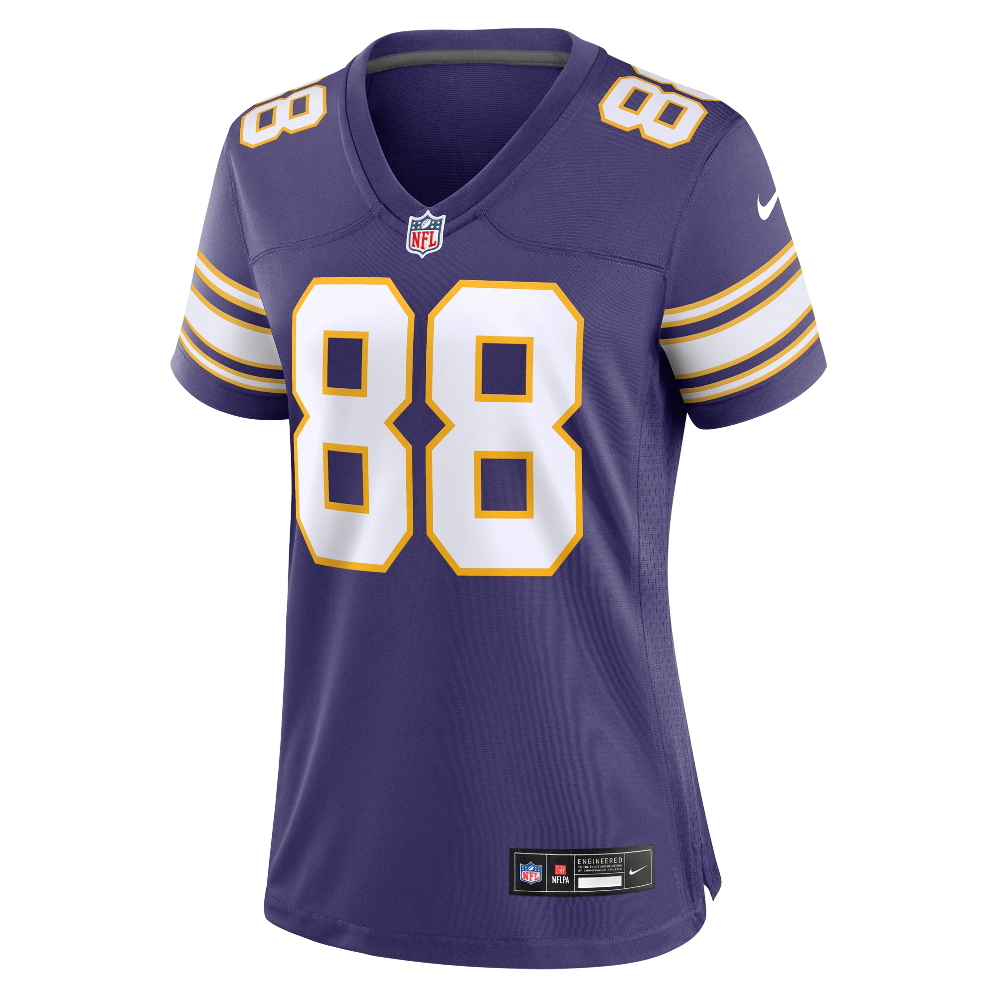 Women's Minnesota Vikings Alan Page Purple Classic Retired Player Jersey JS5660 nicesnker - Image 2