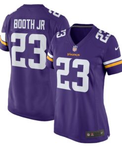 Women's Minnesota Vikings Andrew Booth Jr. Purple Player Game Jersey JS1141 nicesnker