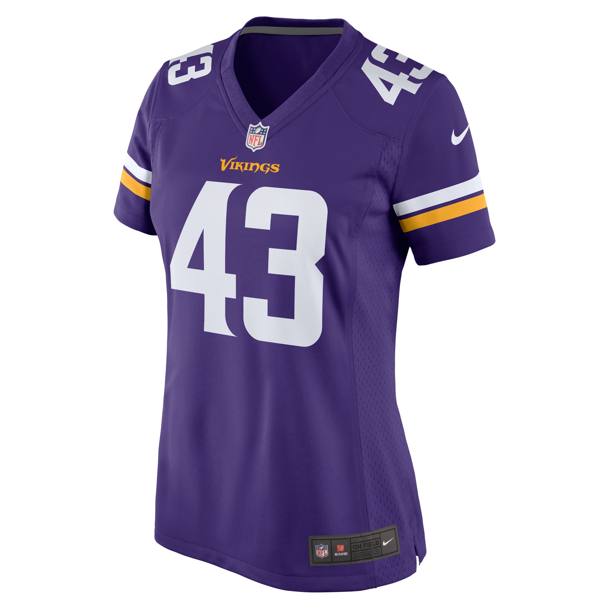 Women's Minnesota Vikings Andrew Van Ginkel Purple Team Game Jersey JS3158 nicesnker - Image 2