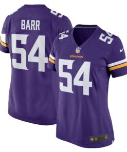 Women's Minnesota Vikings Anthony Barr Purple Team Game Jersey JS4818 nicesnker