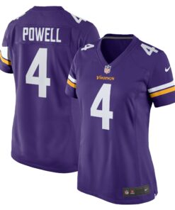 Women's Minnesota Vikings Brandon Powell Purple Game Jersey JS6770 nicesnker