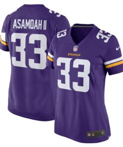 Women's Minnesota Vikings Brian Asamoah Purple Player Game Jersey JS5274 nicesnker