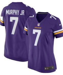 Women's Minnesota Vikings Byron Murphy Jr. Purple Game Jersey JS4928 nicesnker