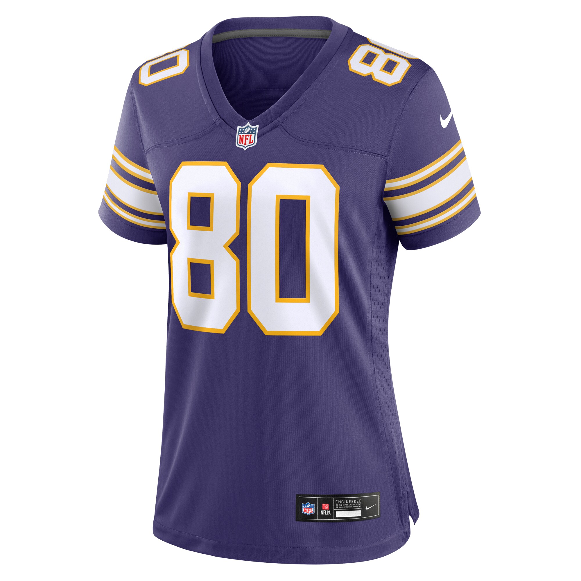Women's Minnesota Vikings Cris Carter Purple Classic Retired Player Game Jersey JS9755 nicesnker - Image 2
