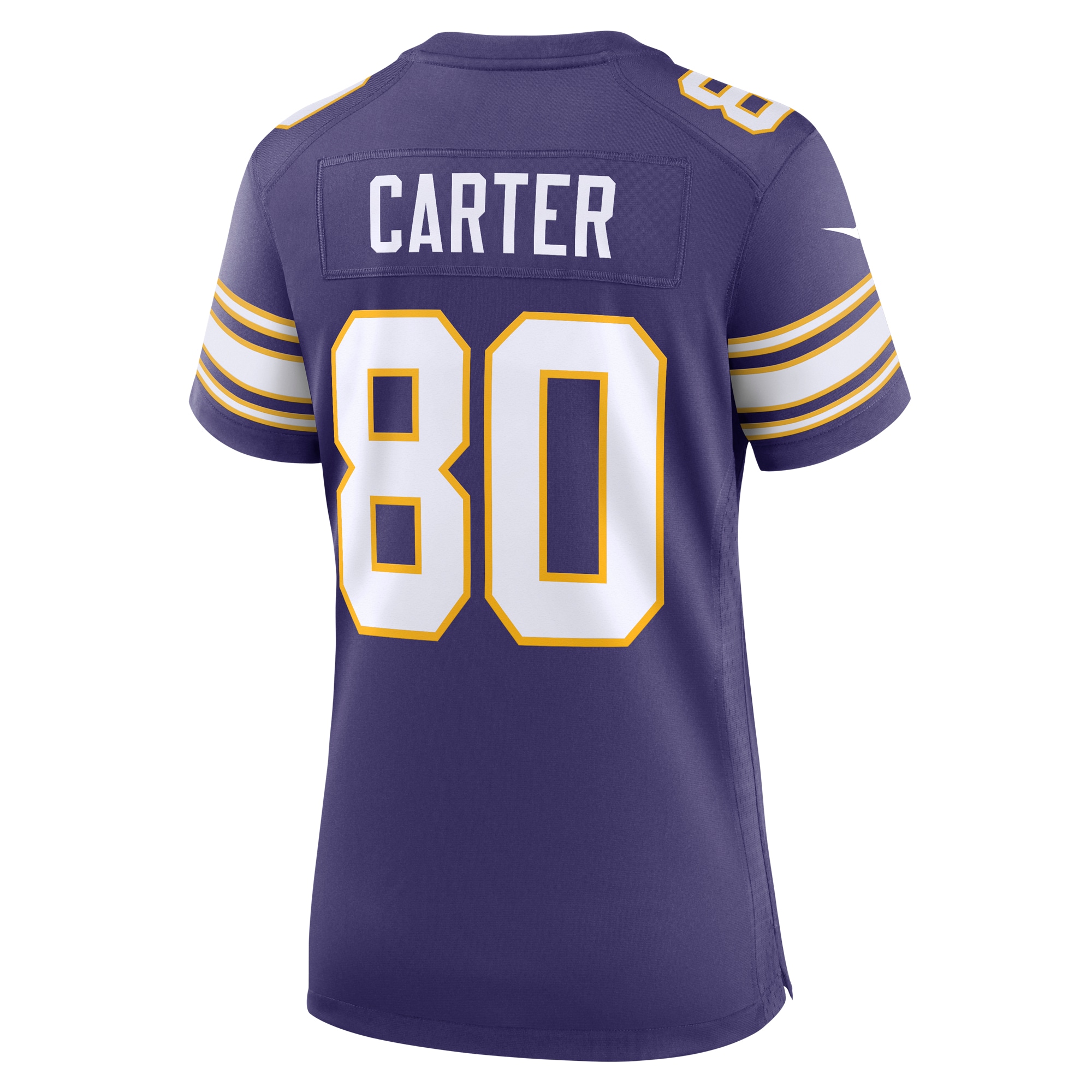 Women's Minnesota Vikings Cris Carter Purple Classic Retired Player Game Jersey JS9755 nicesnker - Image 3