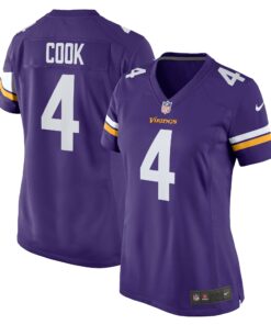 Women's Minnesota Vikings Dalvin Cook Purple Player Jersey JS9255 nicesnker