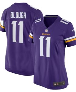 Women's Minnesota Vikings David Blough Purple Home Game Player Jersey JS6200 nicesnker