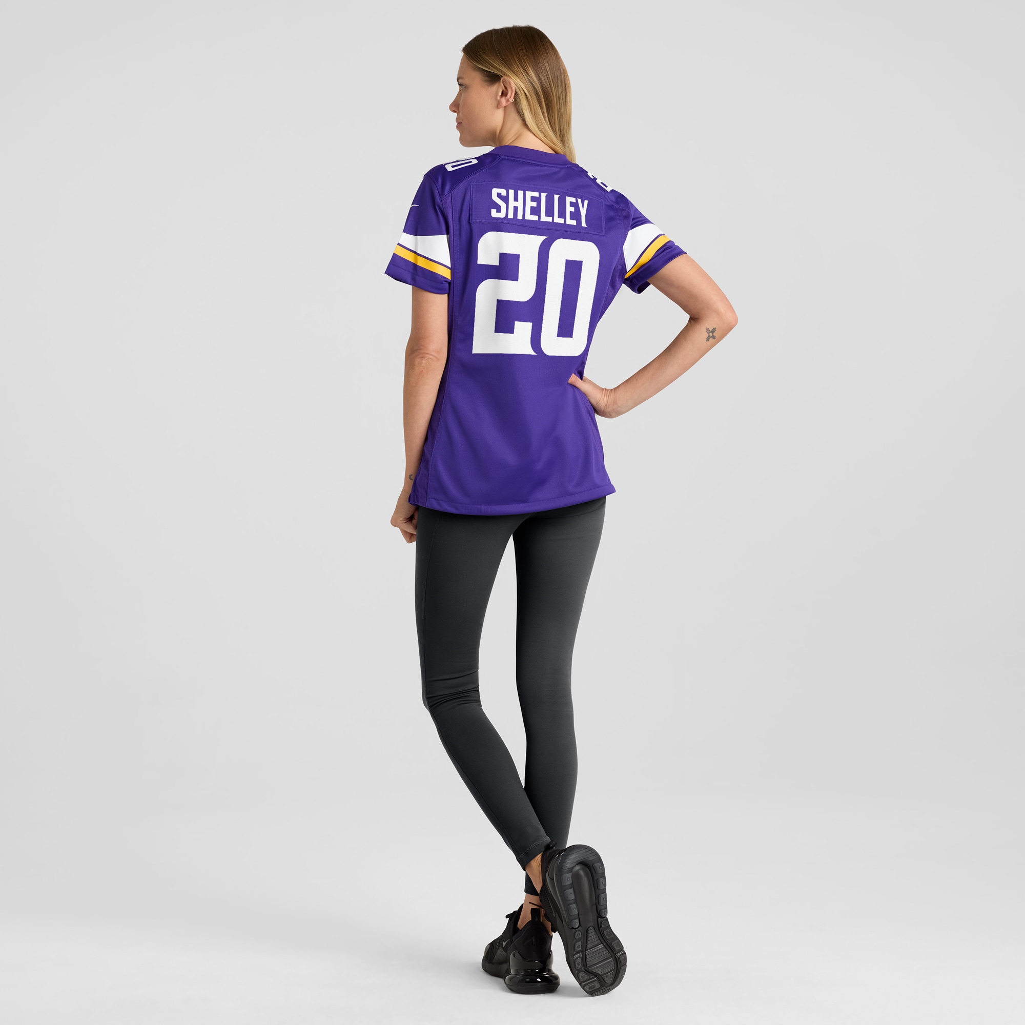 Women's Minnesota Vikings Duke Shelley Purple Home Game Player Jersey JS4544 nicesnker - Image 5