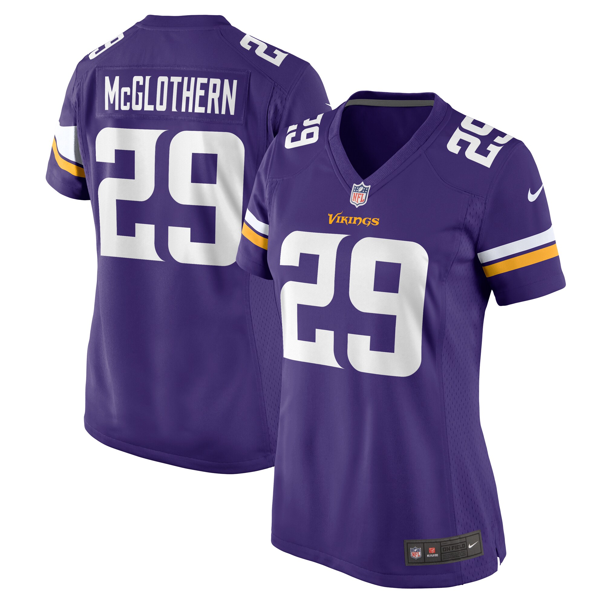 Women's Minnesota Vikings Dwight McGlothern Purple Game Jersey JS8298 nicesnker