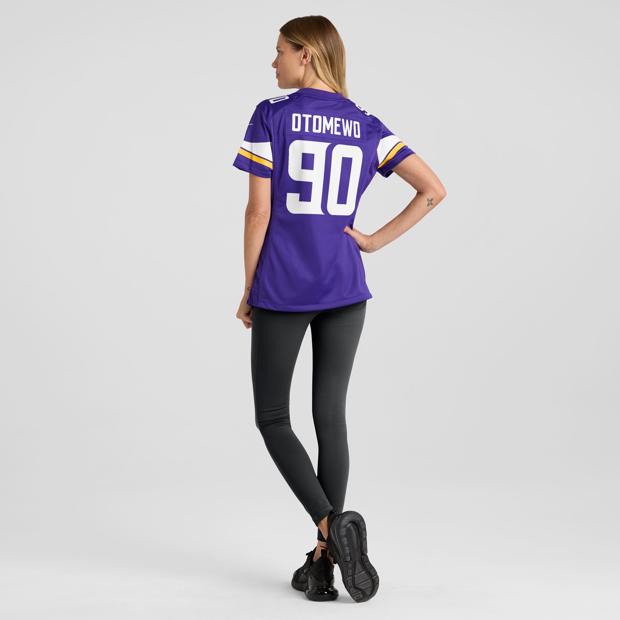 Women's Minnesota Vikings Esezi Otomewo Purple Game Player Jersey JS4714 nicesnker - Image 5