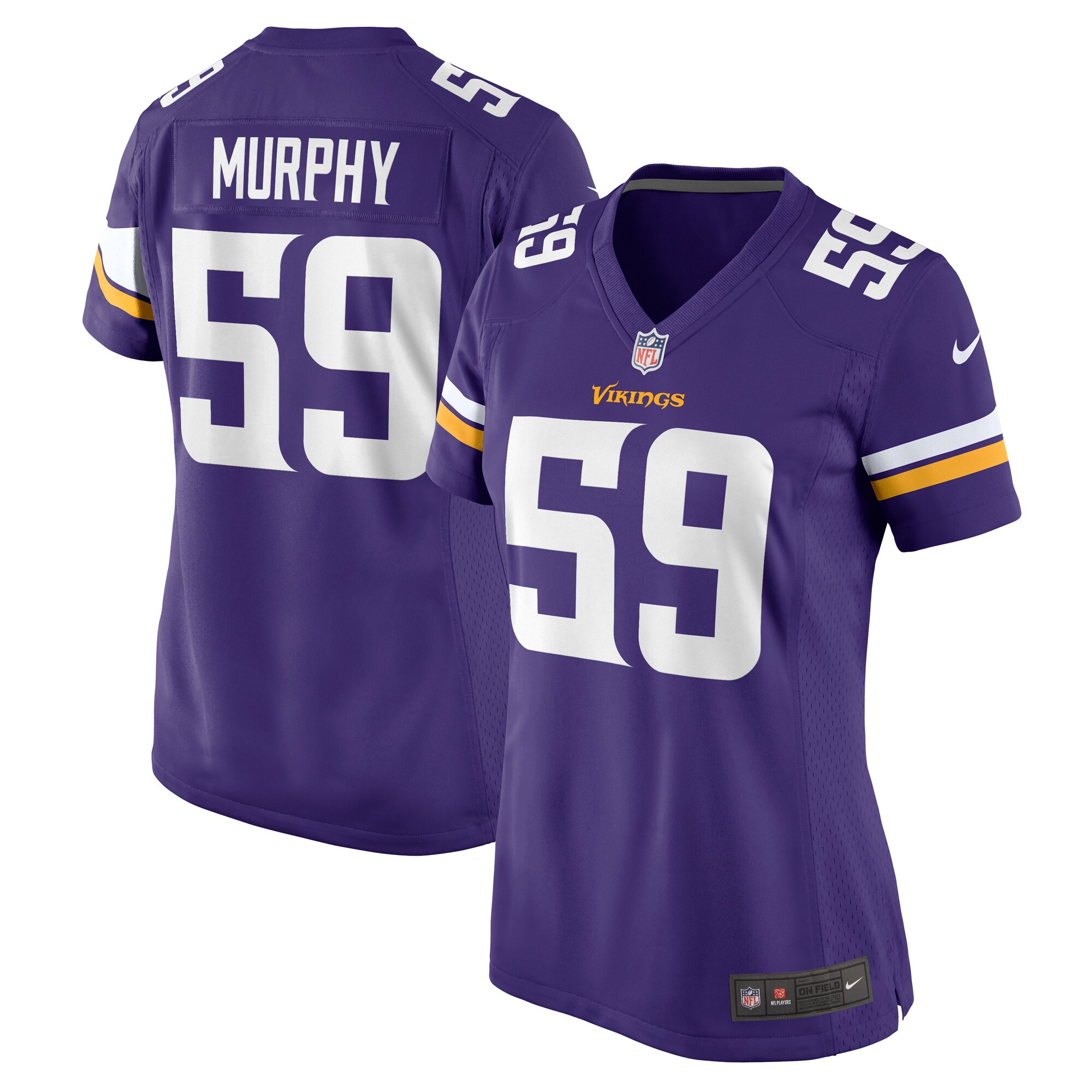 Women's Minnesota Vikings Gabriel Murphy Purple Game Jersey JS3945 nicesnker