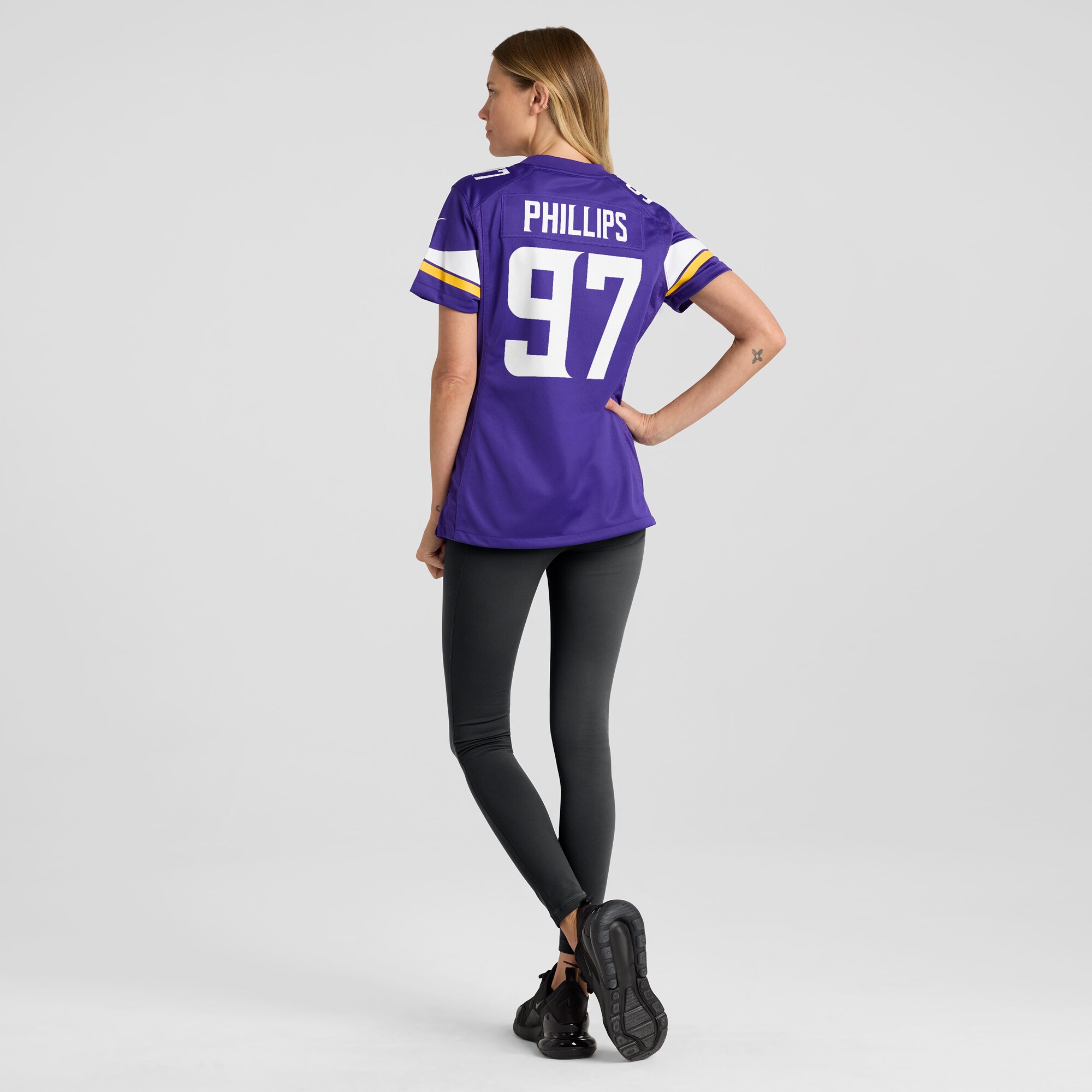 Women's Minnesota Vikings Harrison Phillips Purple Game Player Jersey JS7737 nicesnker - Image 5