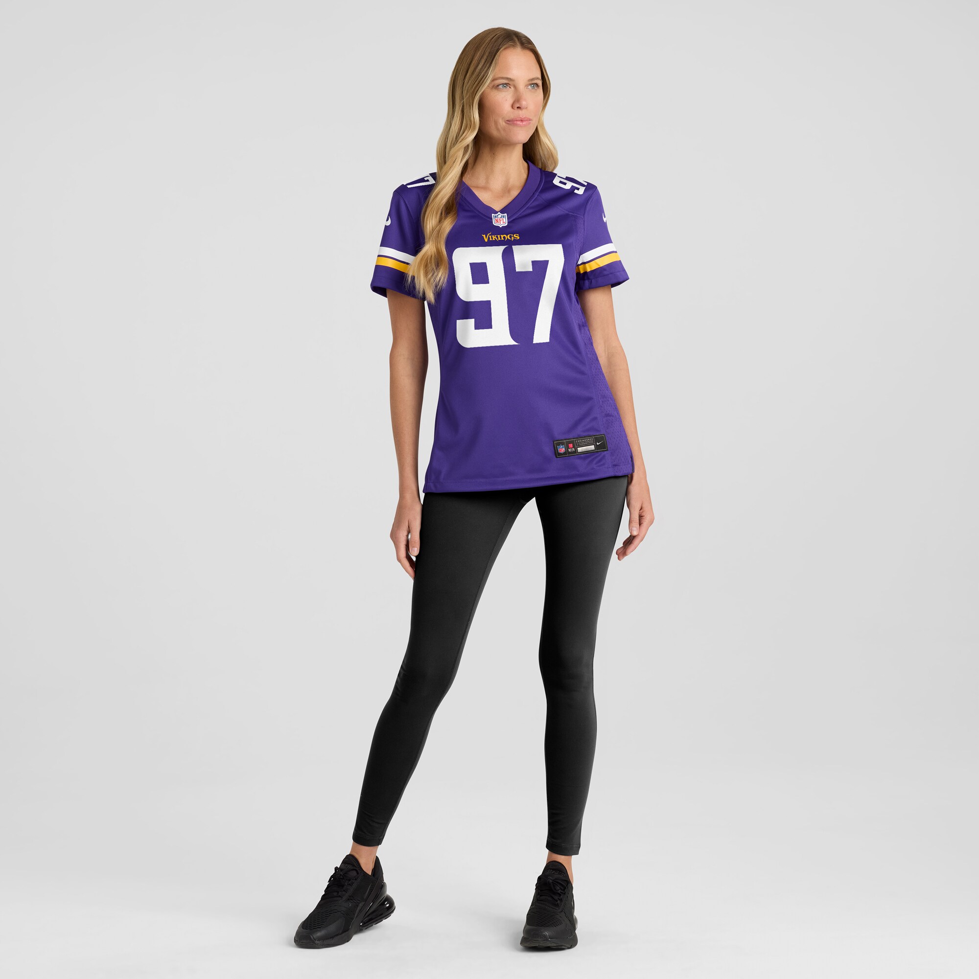 Women's Minnesota Vikings Harrison Phillips Purple Game Player Jersey JS7737 nicesnker - Image 4