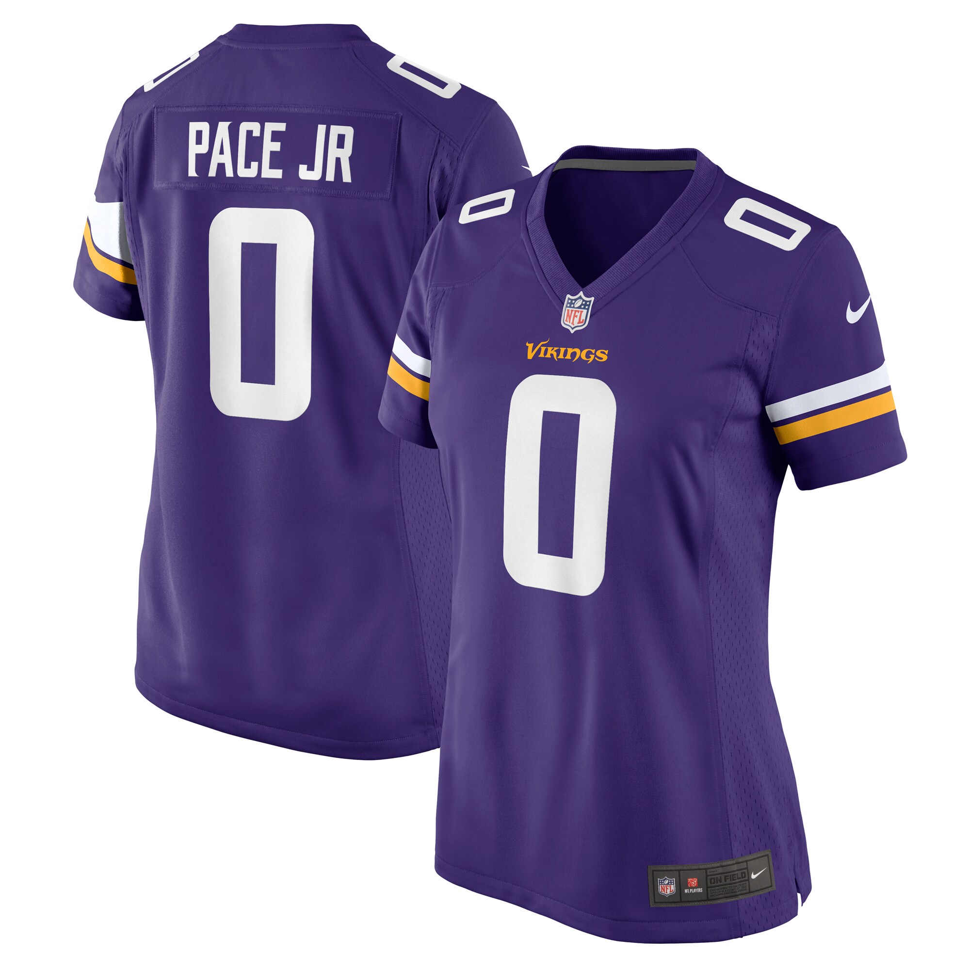Women's Minnesota Vikings Ivan Pace Jr Purple Game Jersey JS7808 nicesnker