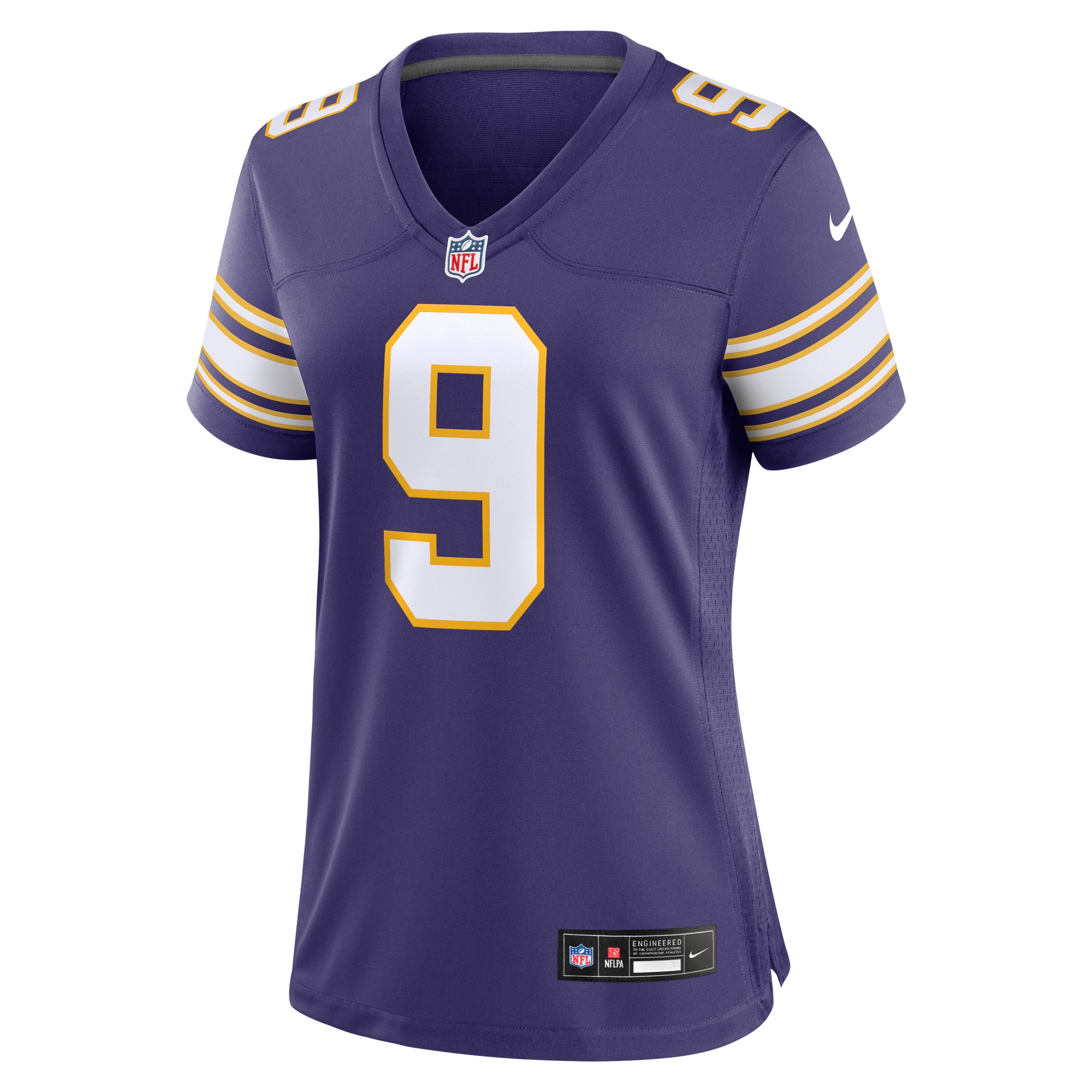 Women's Minnesota Vikings J.J. McCarthy Purple 2nd Alternate Player Game Jersey JS4881 nicesnker - Image 2
