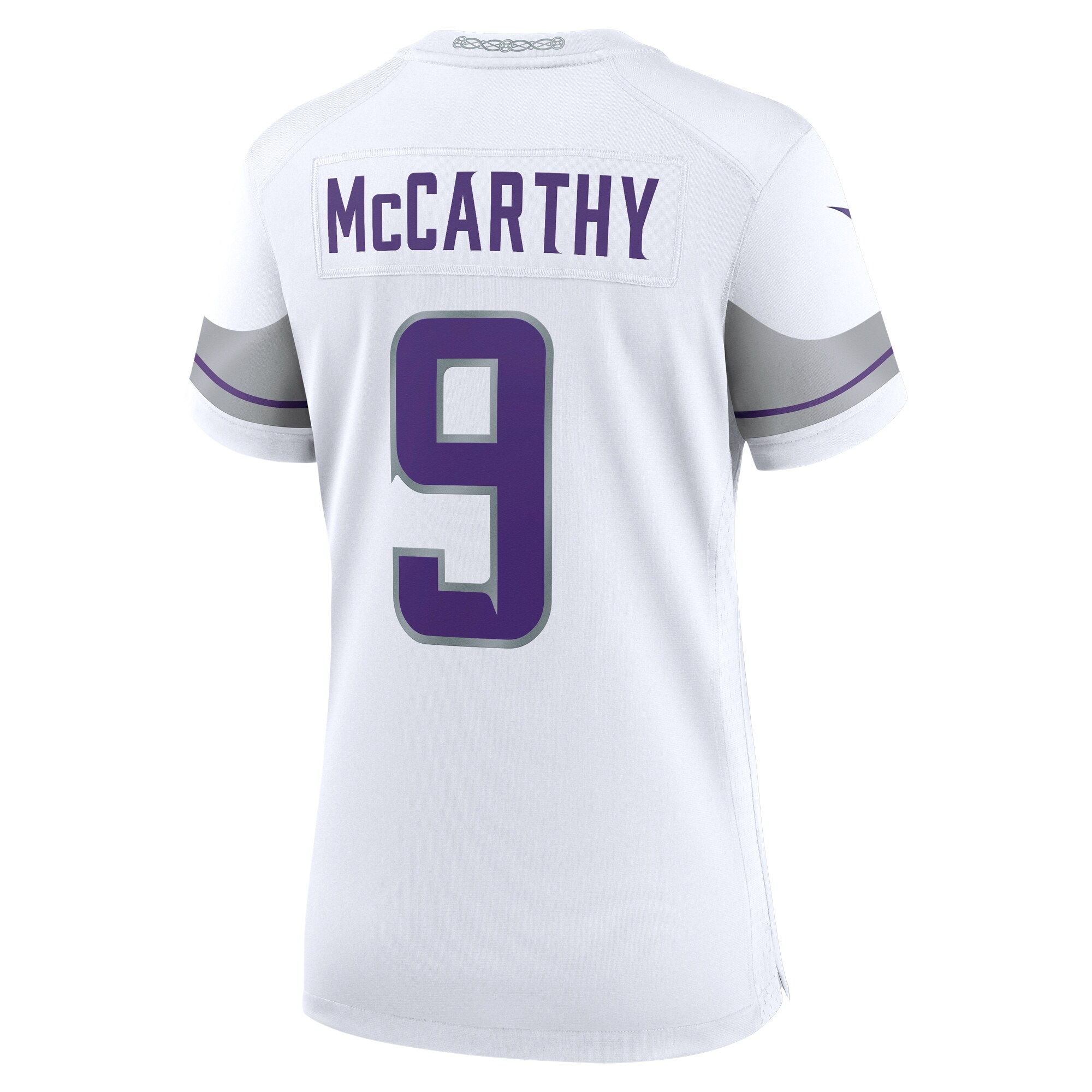 Women's Minnesota Vikings J.J. McCarthy White Alternate Game Player Jersey JS1229 nicesnker - Image 3