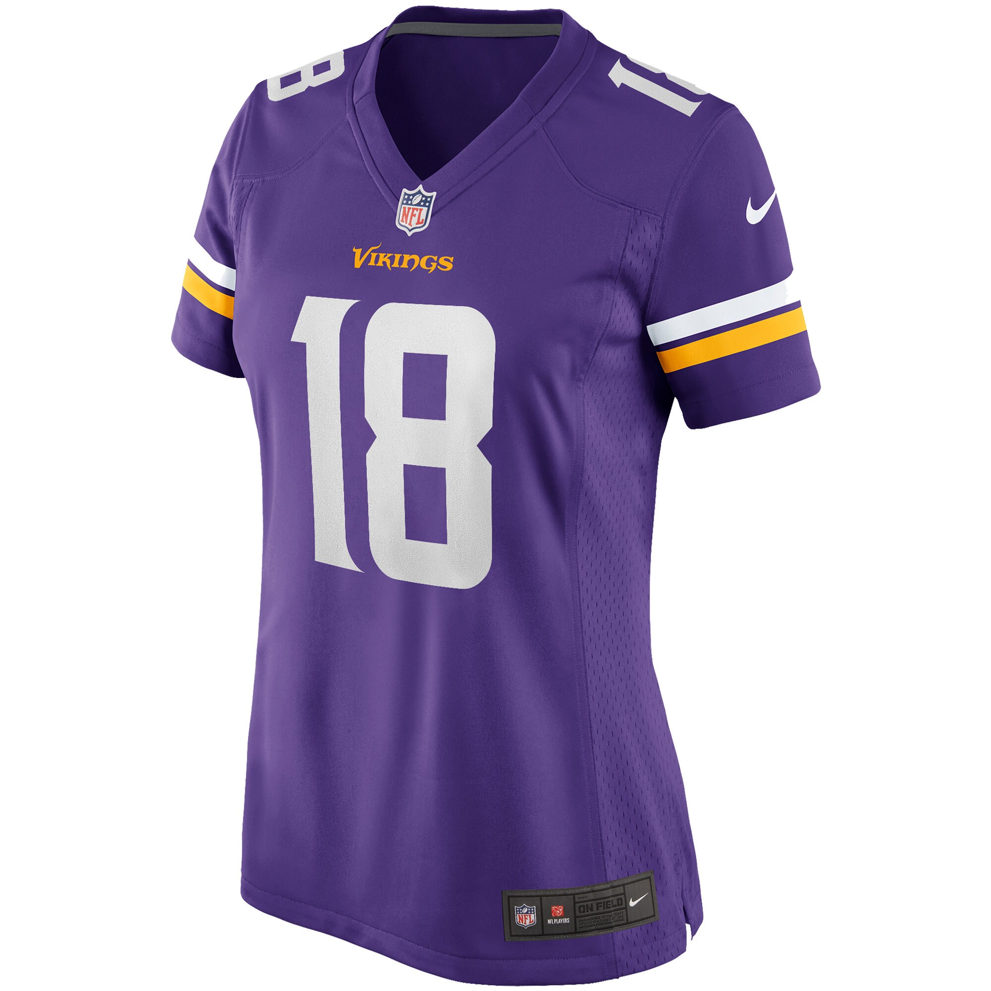 Women's Minnesota Vikings Justin Jefferson Purple Player Game Jersey JS2962 nicesnker - Image 2