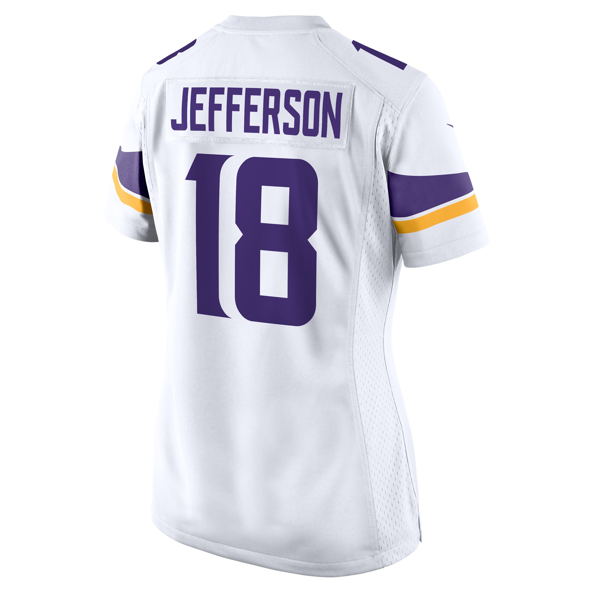 Women's Minnesota Vikings Justin Jefferson White Game Player Jersey JS1785 nicesnker - Image 3