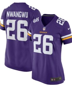 Women's Minnesota Vikings Kene Nwangwu Purple Game Jersey JS2688 nicesnker