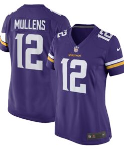 Women's Minnesota Vikings Nick Mullens Purple Game Player Jersey JS4944 nicesnker