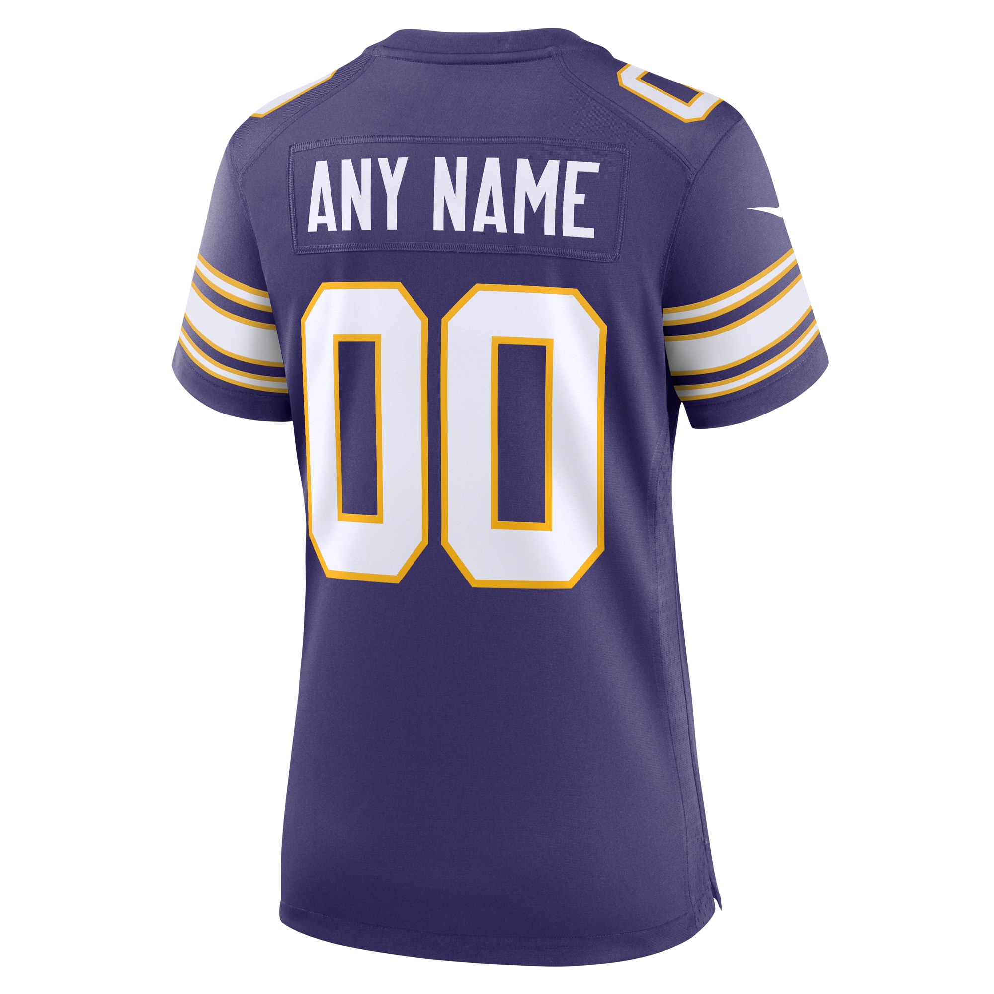 Women's Minnesota Vikings Purple Classic Custom Game Jersey JS4072 nicesnker - Image 3