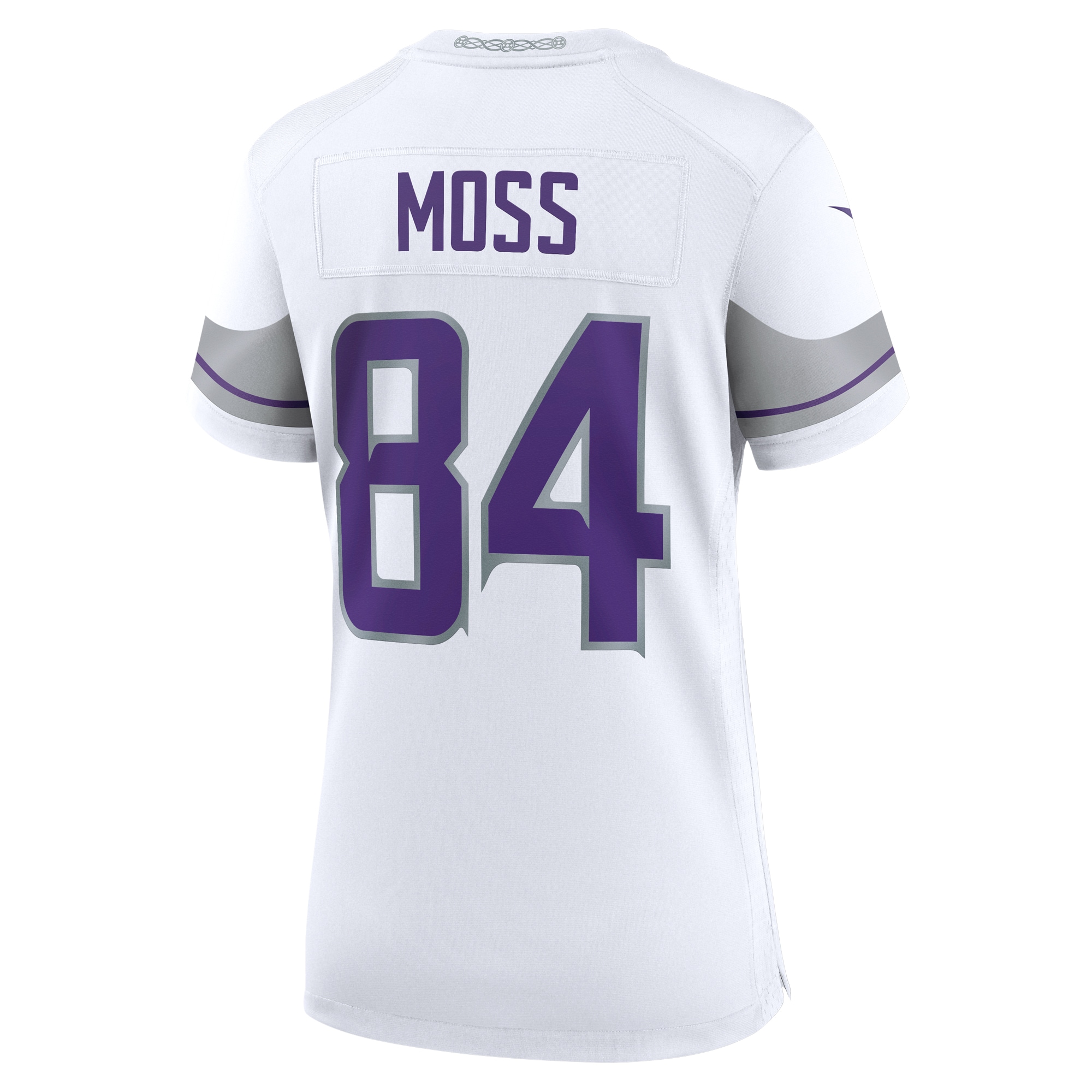 Women's Minnesota Vikings Randy Moss White Alternate Retired Player Game Jersey JS5035 nicesnker - Image 3