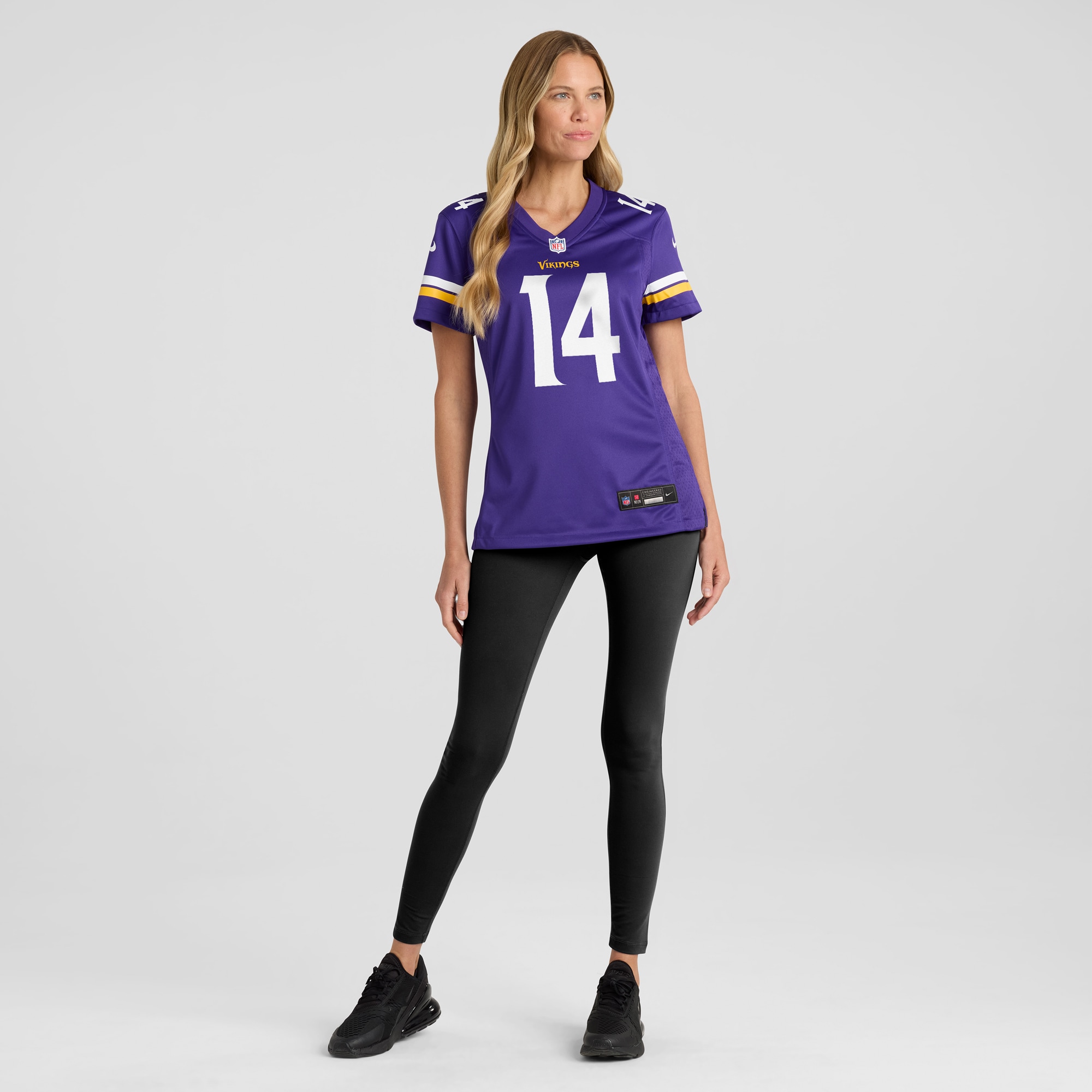 Women's Minnesota Vikings Ryan Wright Purple Game Player Jersey JS6474 nicesnker - Image 4