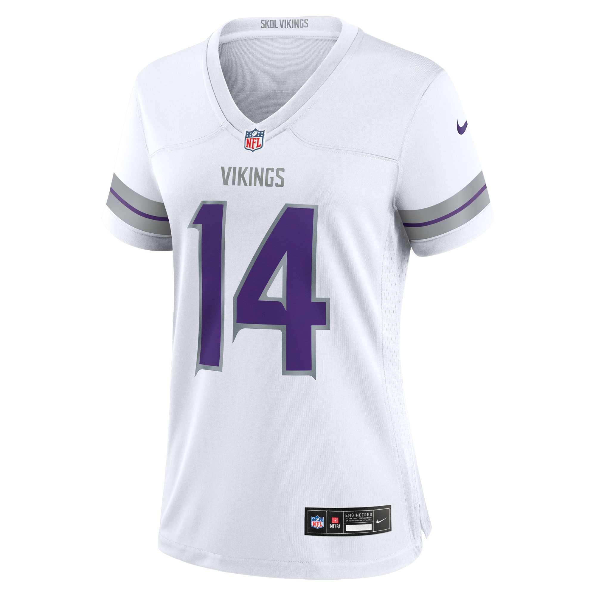 Women's Minnesota Vikings Sam Darnold White Alternate Game Player Jersey JS8672 nicesnker - Image 2