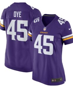 Women's Minnesota Vikings Troy Dye Purple Game Jersey JS4102 nicesnker