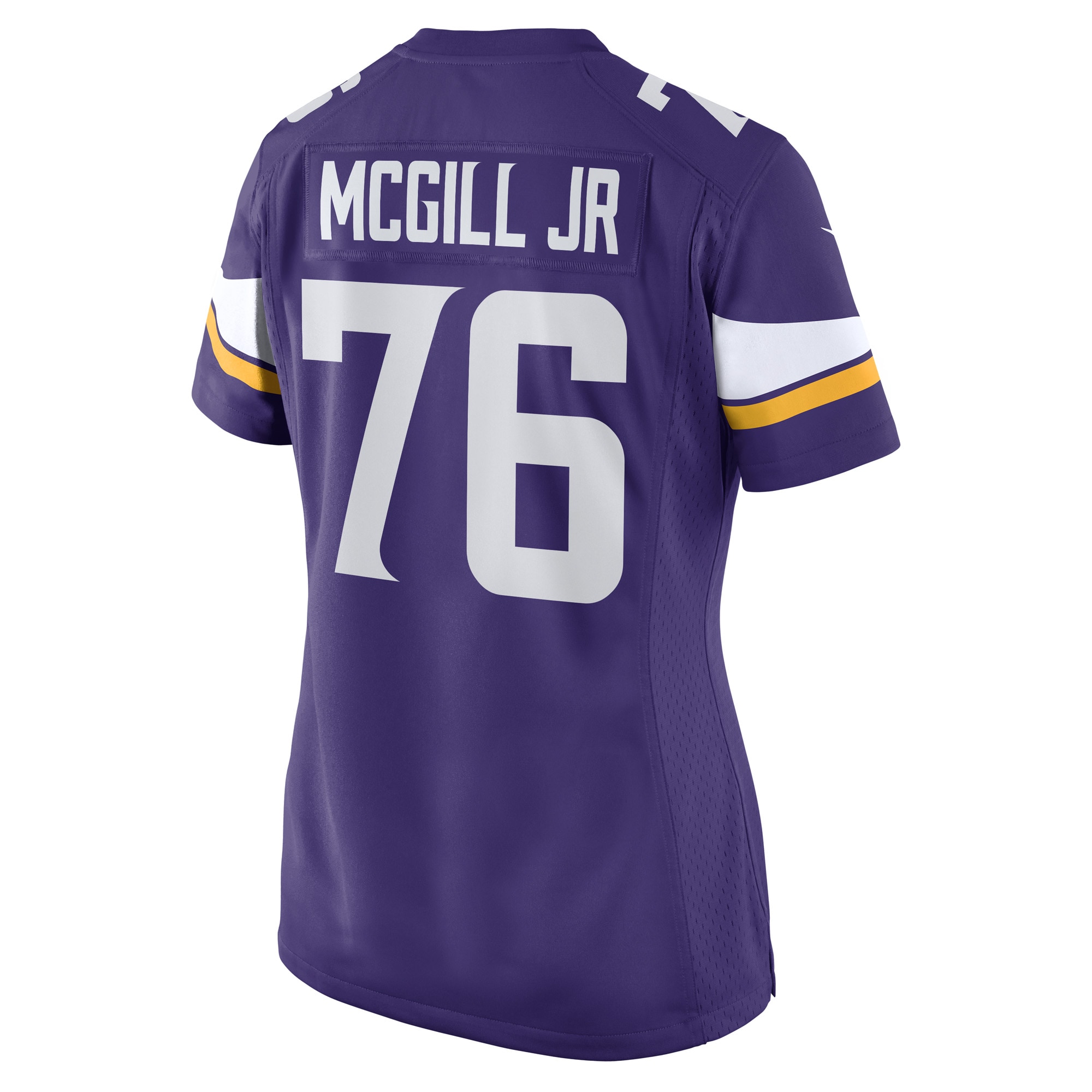Women's Minnesota Vikings T.Y. McGill Jr. Purple Game Player Jersey JS7273 nicesnker - Image 3