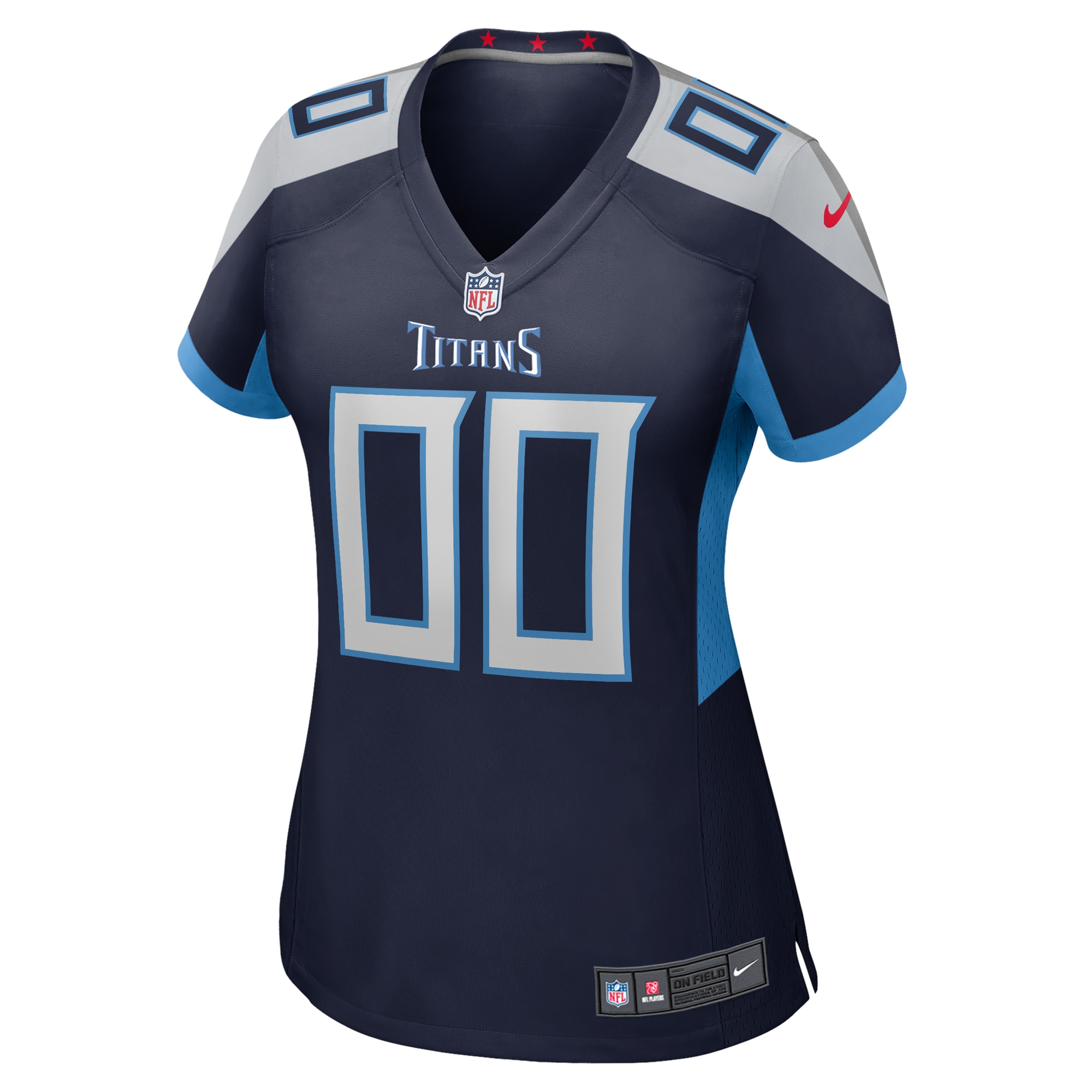 Women's Navy Tennessee Titans Custom Game Jersey JS7781 nicesnker - Image 2