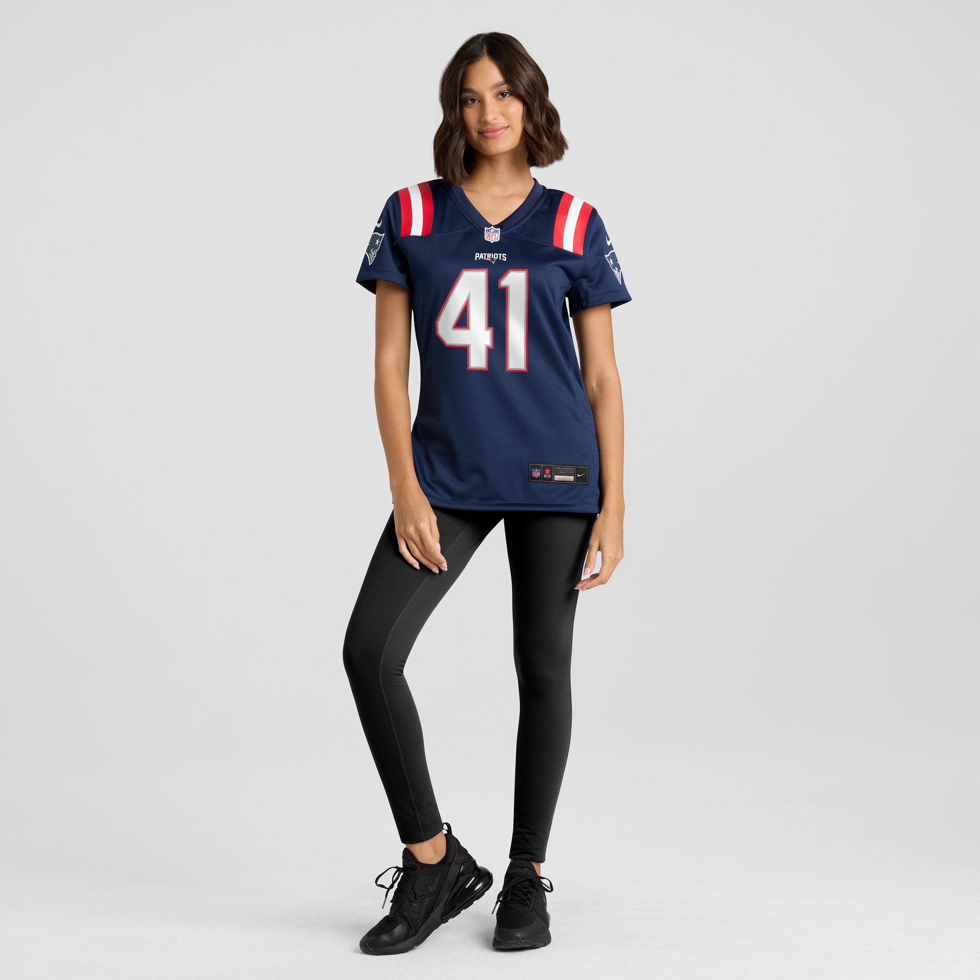 Women's New England Patriots Brenden Schooler Navy Game Player Jersey JS4406 nicesnker - Image 4