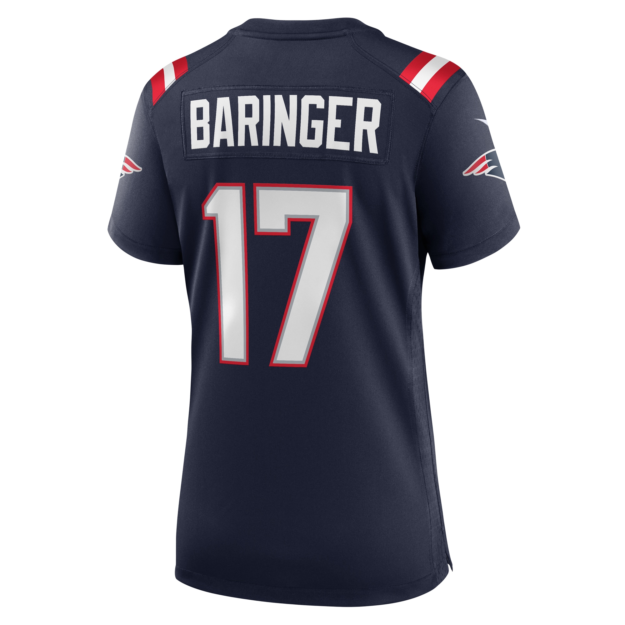 Women's New England Patriots Bryce Baringer Navy Team Game Jersey JS4757 nicesnker - Image 3
