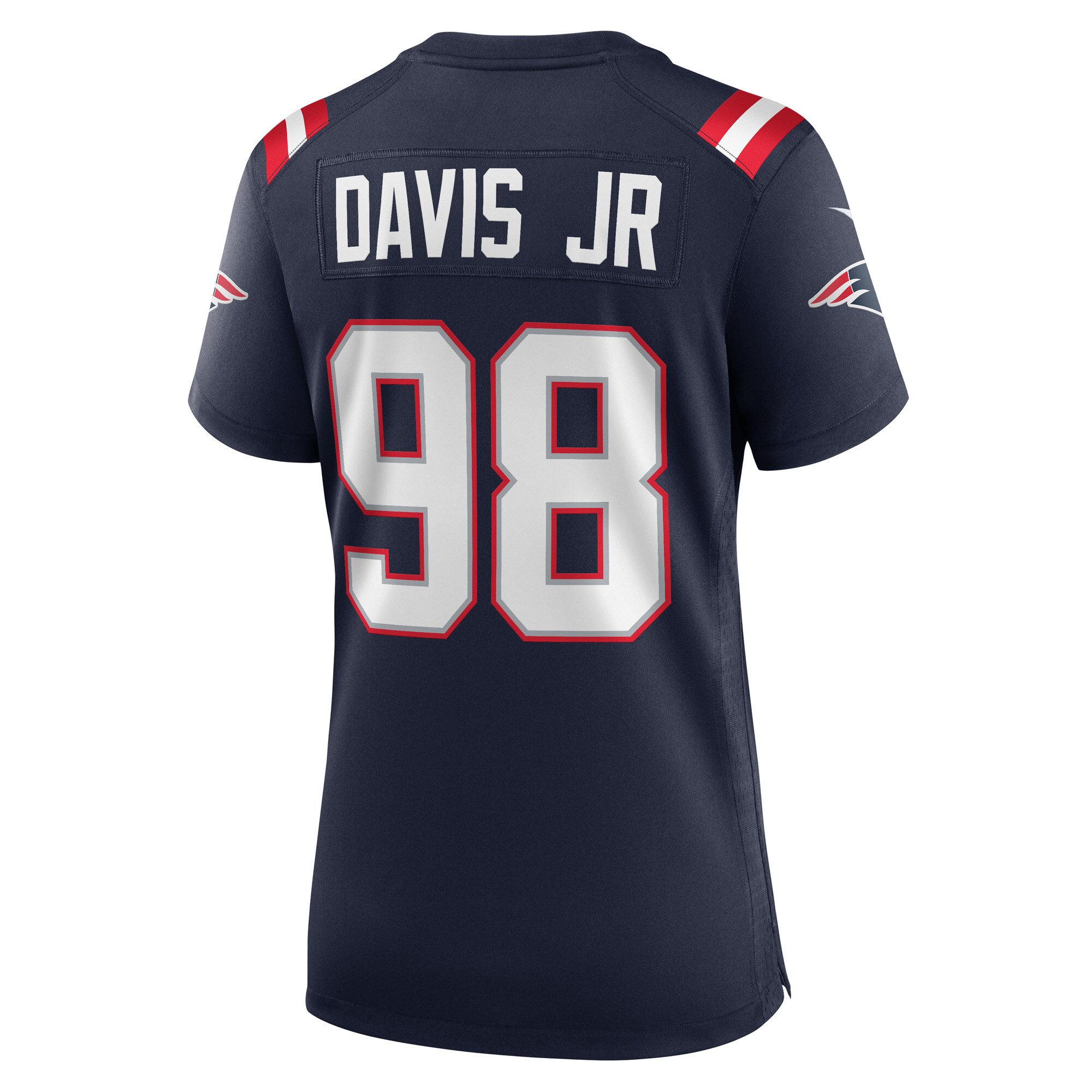 Women's New England Patriots Carl Davis Jr. Navy Game Player Jersey JS2569 nicesnker - Image 3