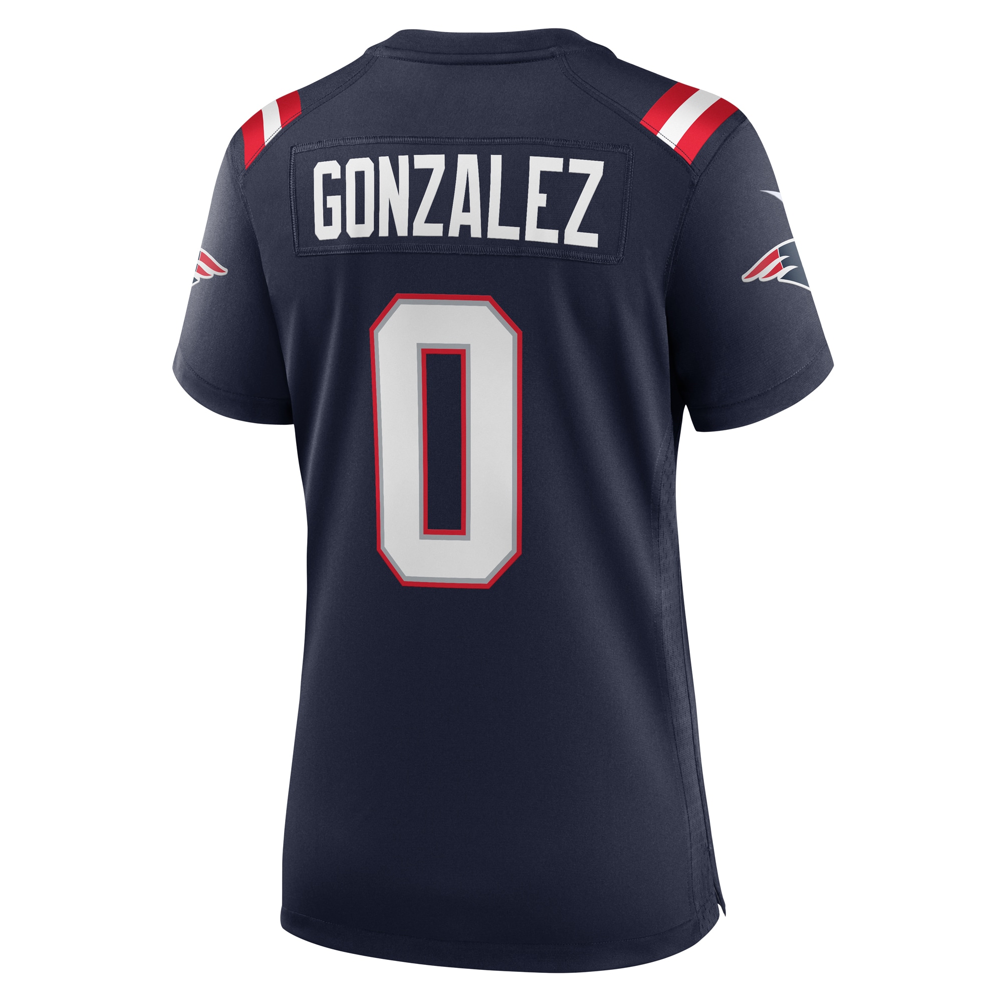 Women's New England Patriots Christian Gonzalez Navy Team Game Jersey JS5153 nicesnker - Image 3