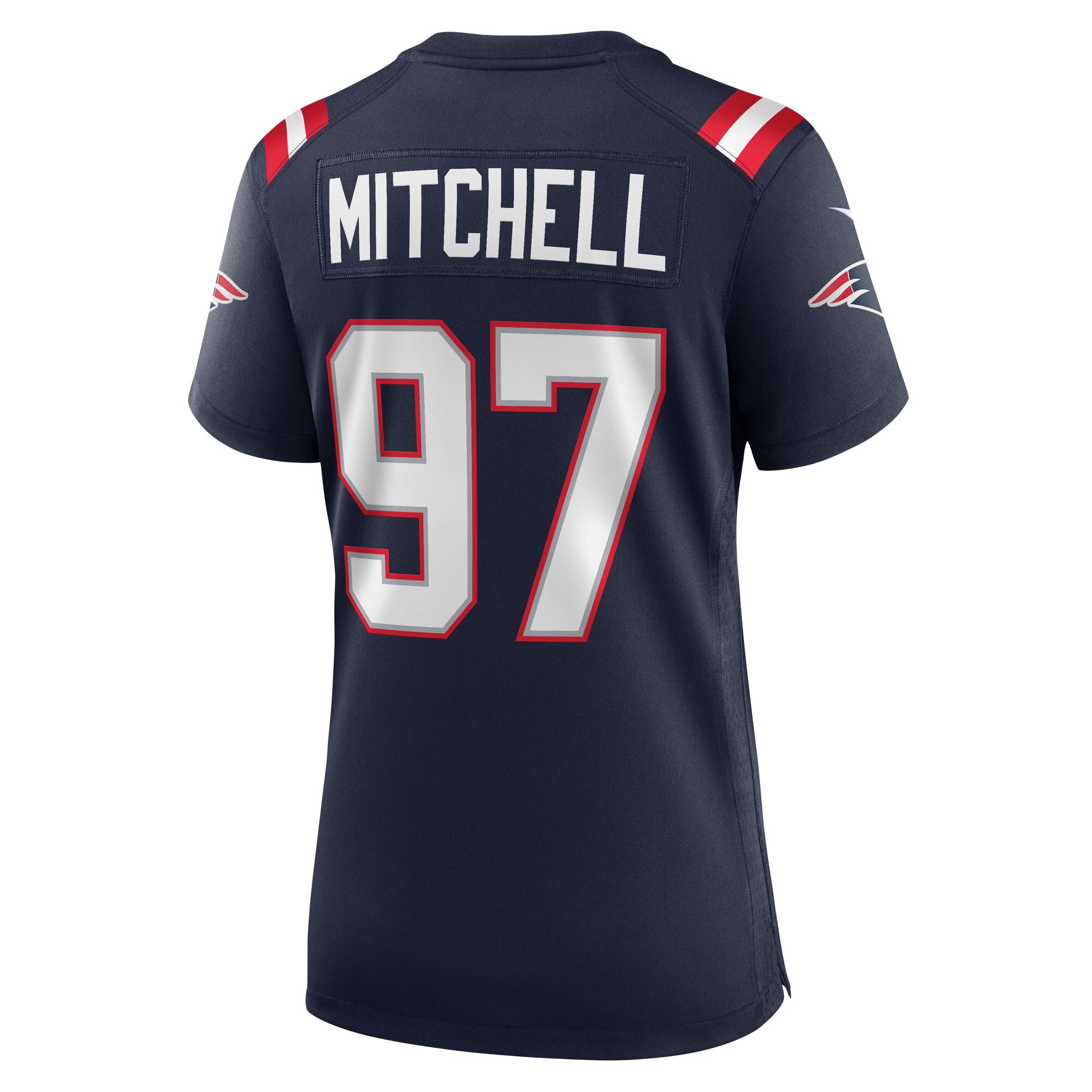 Women's New England Patriots DaMarcus Mitchell Navy Game Player Jersey JS4281 nicesnker - Image 3