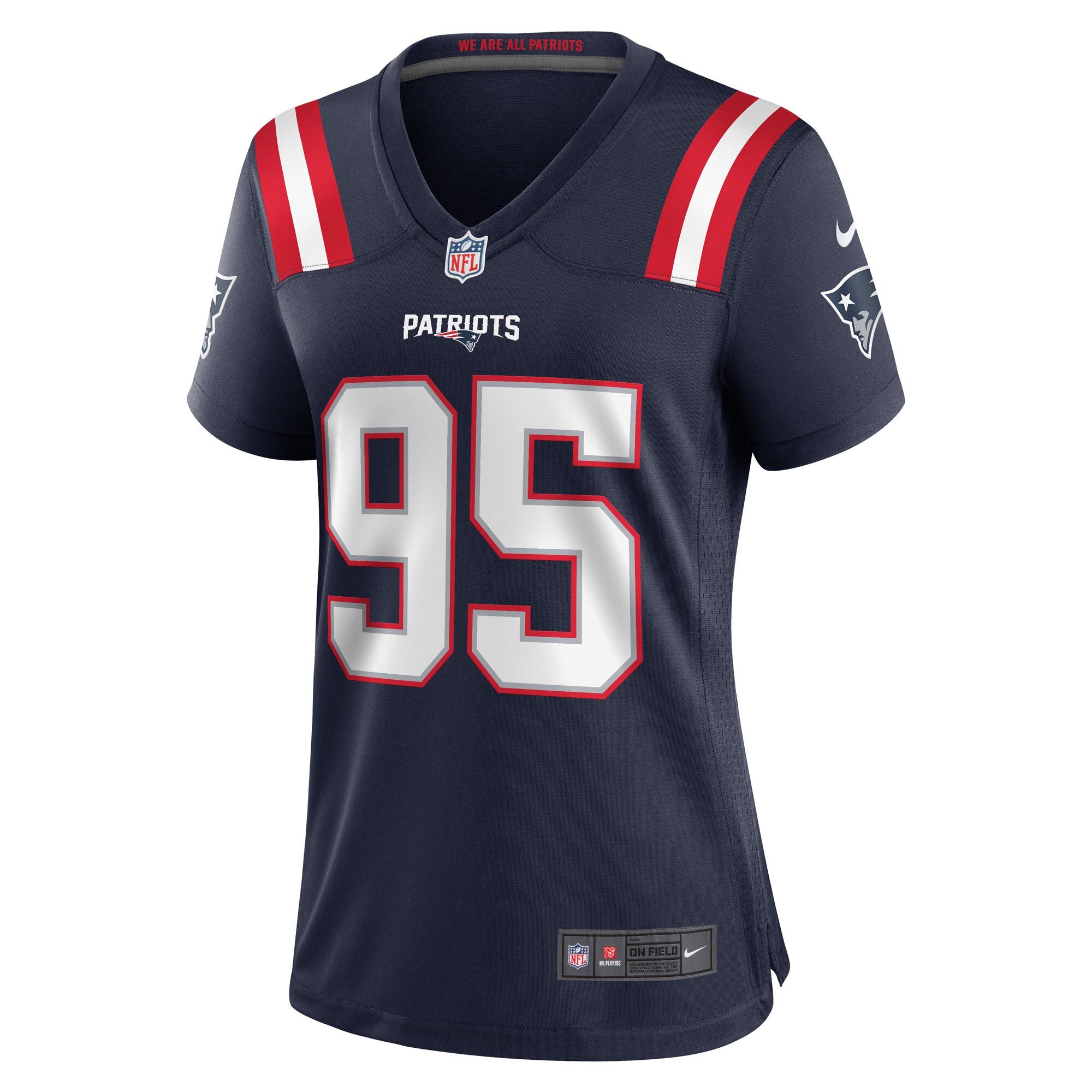 Women's New England Patriots Daniel Ekuale Navy Game Player Jersey JS6197 nicesnker - Image 2