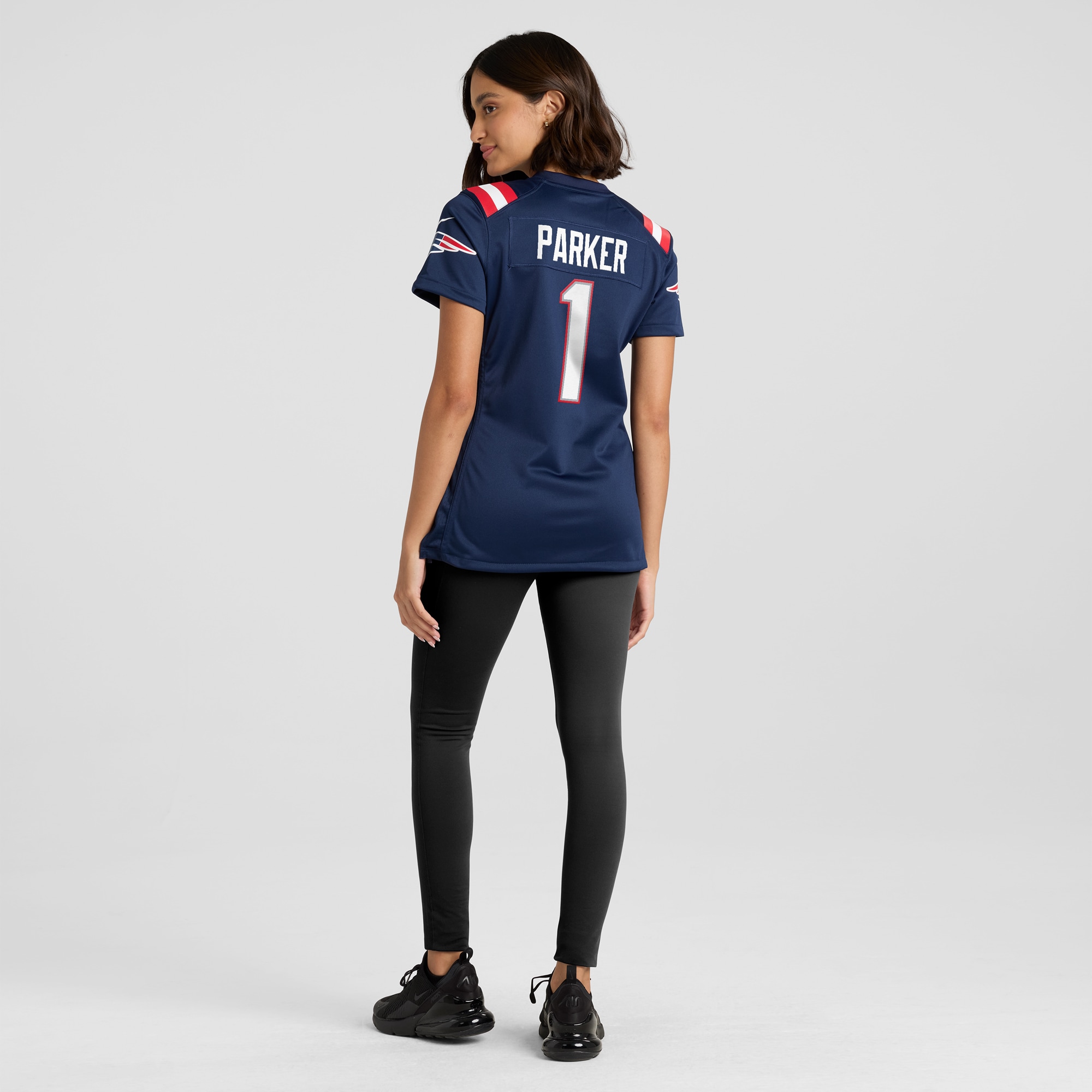 Women's New England Patriots DeVante Parker Navy Game Jersey JS2080 nicesnker - Image 5