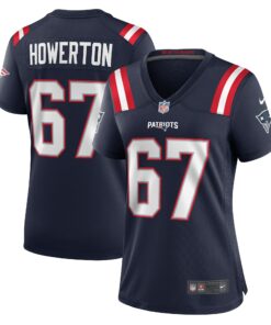Women's New England Patriots Hayden Howerton Navy Home Game Player Jersey JS7696 nicesnker